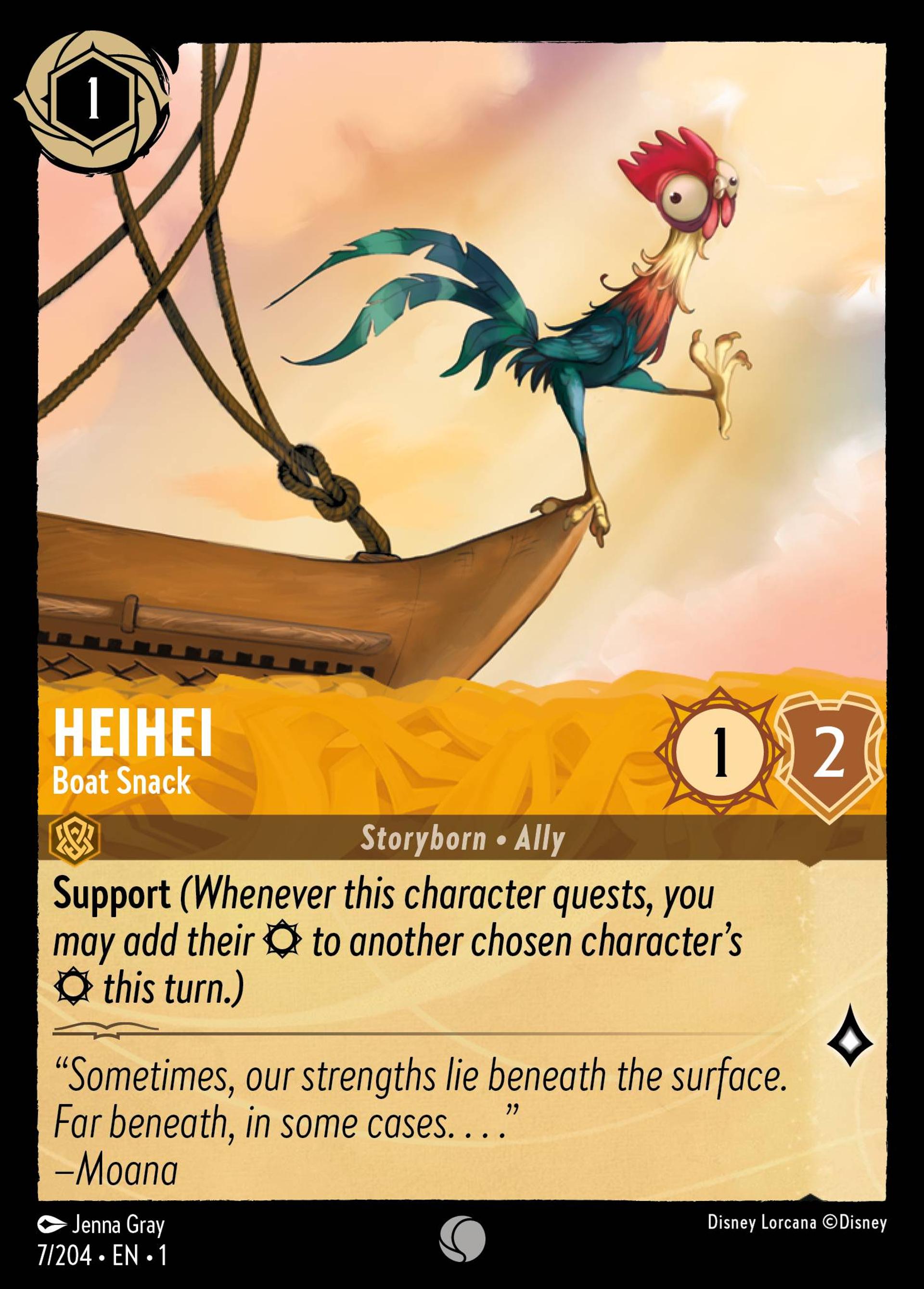 HeiHei - Boat Snack — The First Chapter — Lorcana