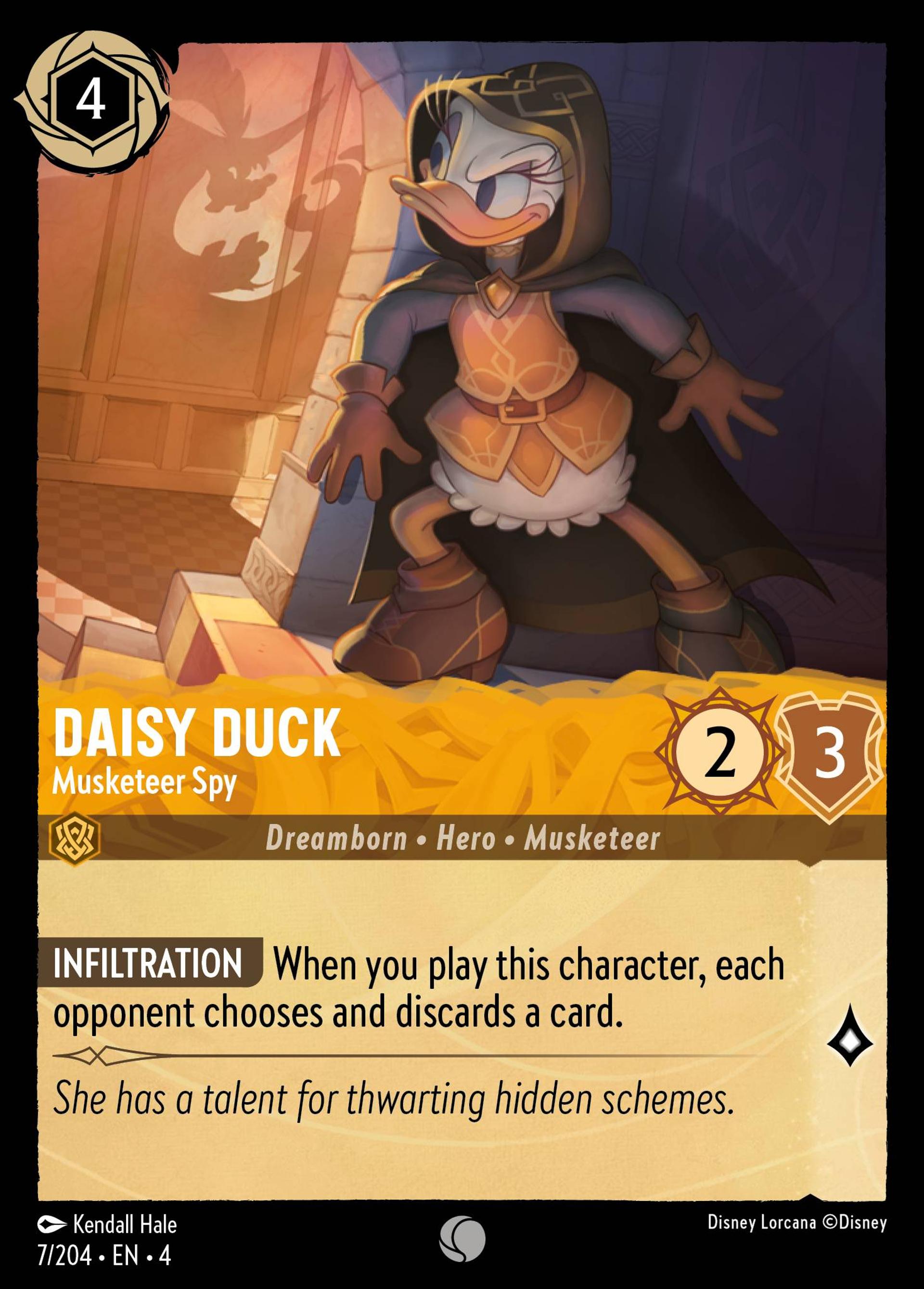 Daisy Duck - Musketeer Spy — Ursula's Return — Lorcana