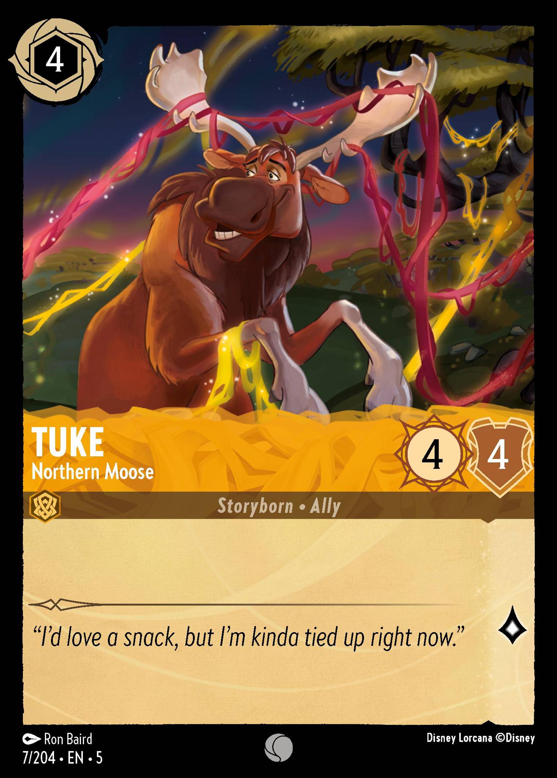 Tuke - Northern Moose — Shimmering Skies — Lorcana