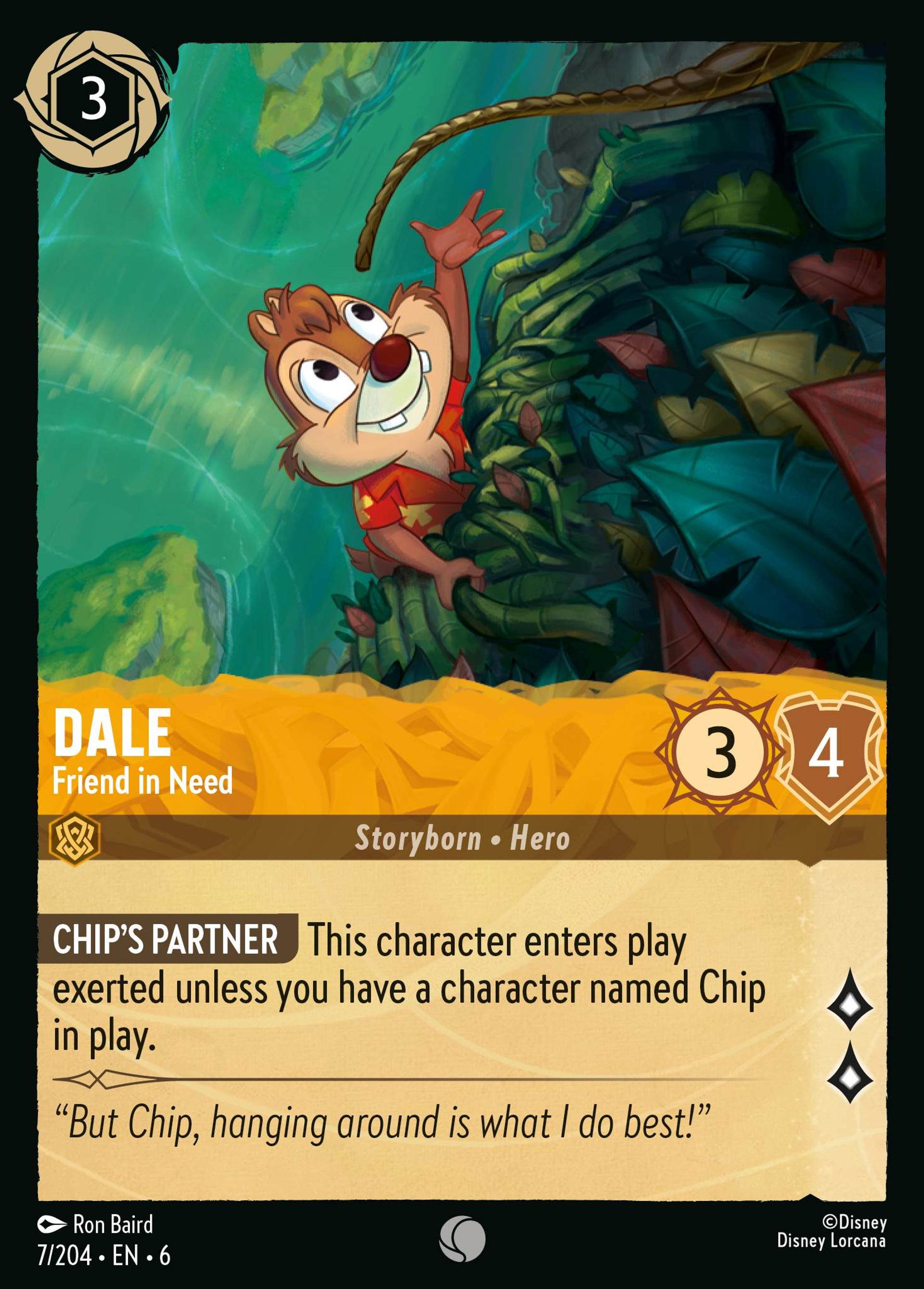 Dale - Friend in Need — Azurite Sea — Lorcana