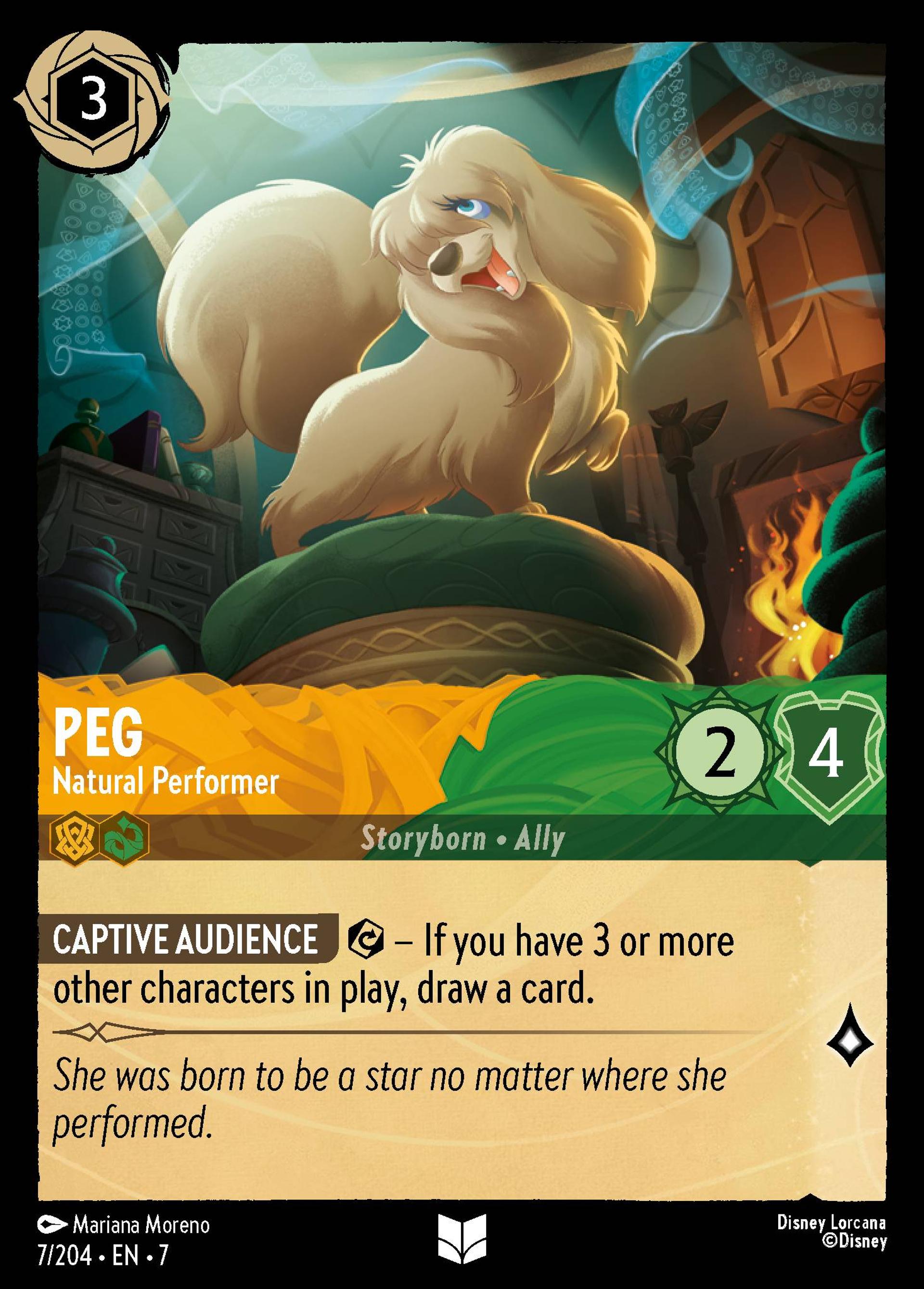Peg - Natural Performer — Archazia's Island — Lorcana