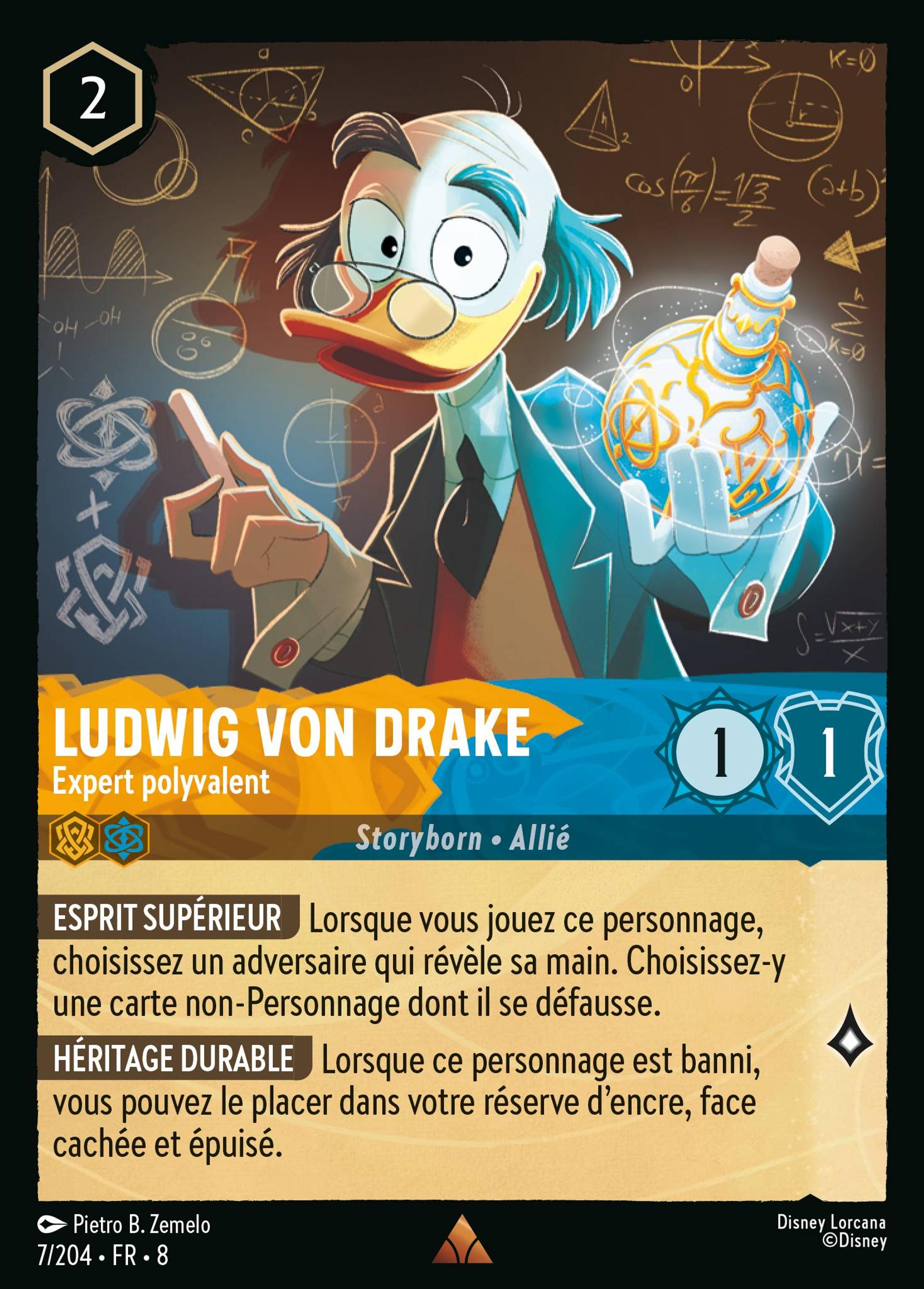 Ludwig von Drake - Expert polyvalent — The Reign of Jafar — Lorcana