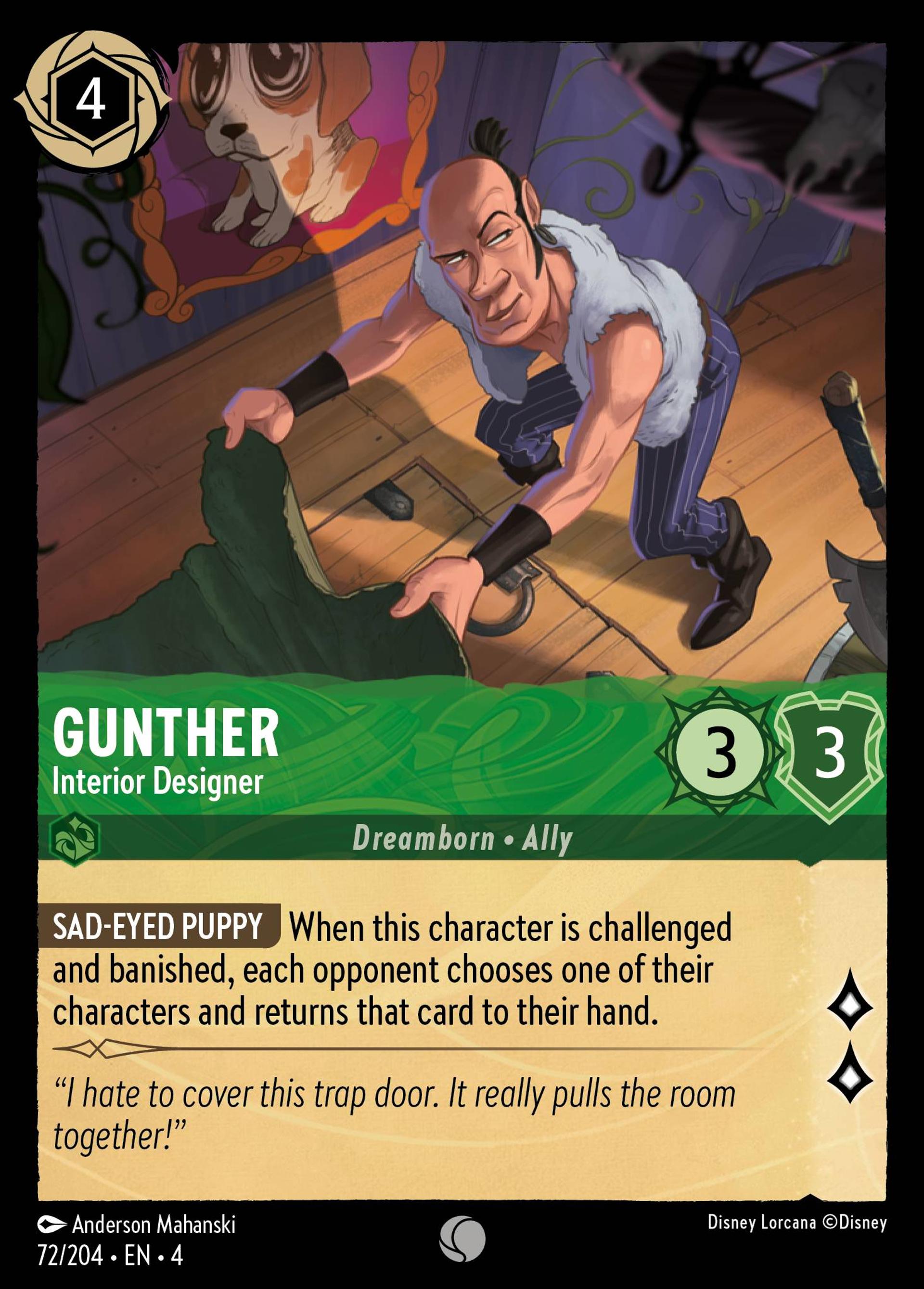 Gunther - Interior Designer — Ursula's Return — Lorcana