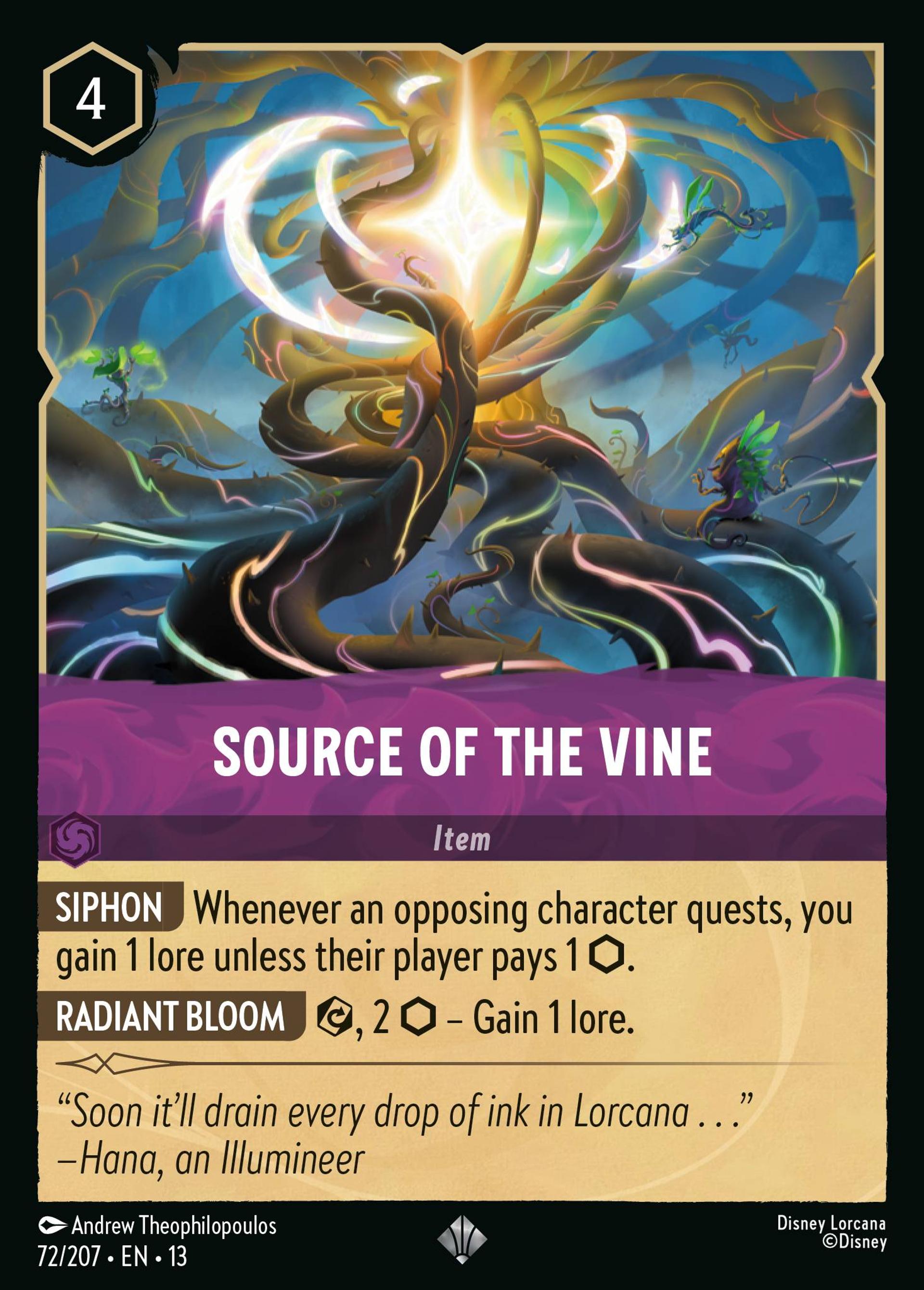 Source of the Vine — Attack of the Vine! — Lorcana