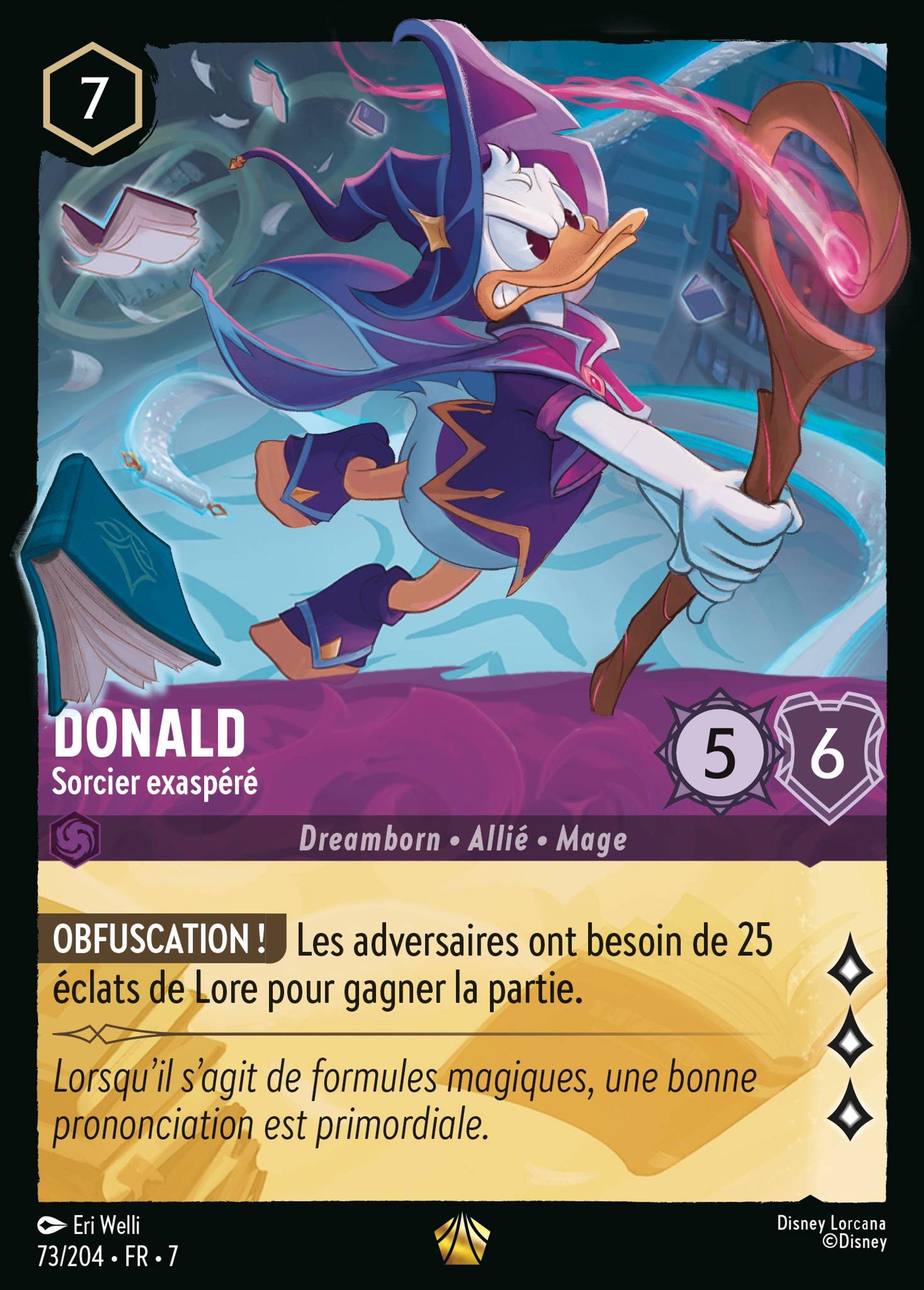 Donald - Sorcier exaspéré — Archazia's Island — Lorcana