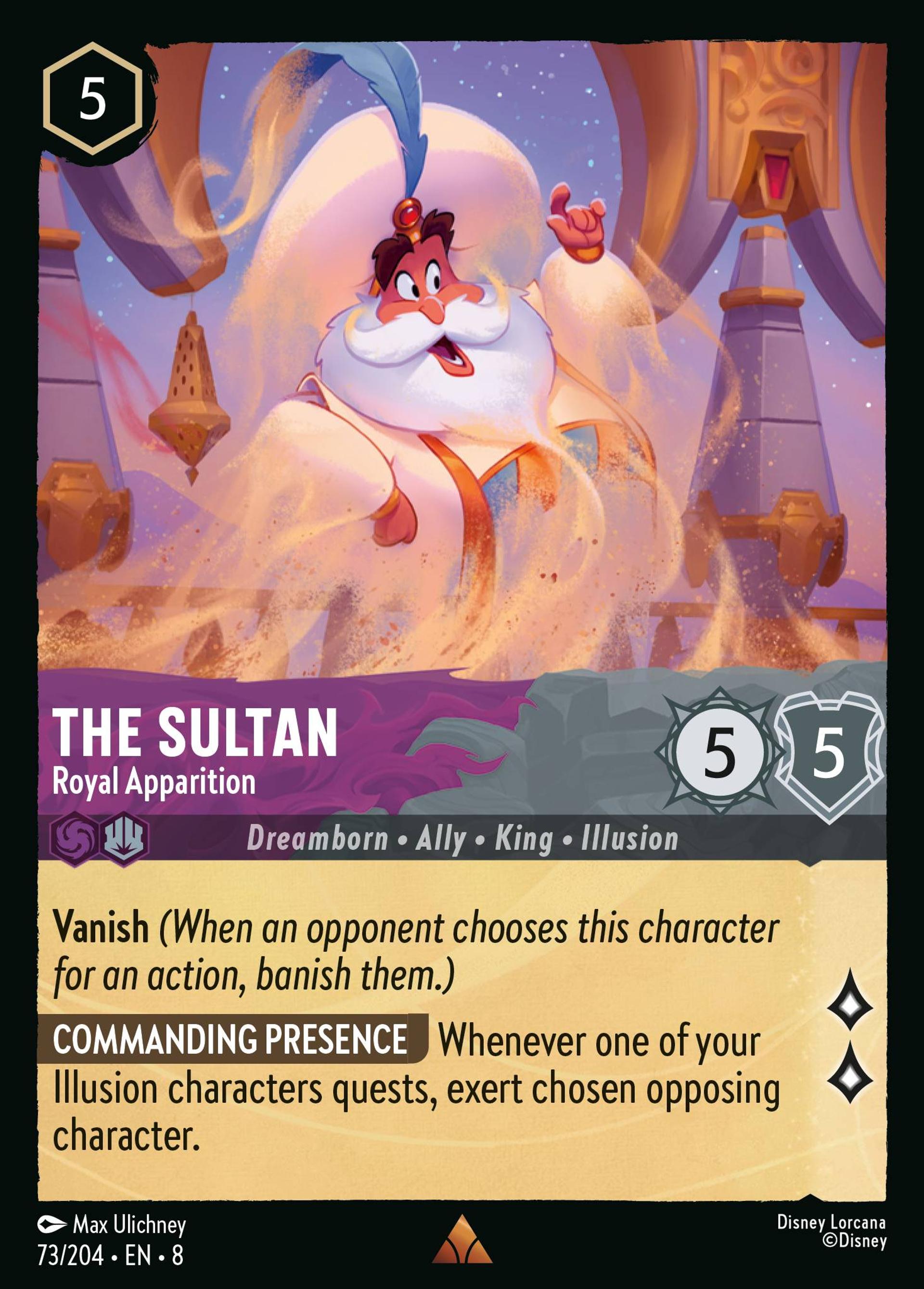 The Sultan - Royal Apparition — The Reign of Jafar — Lorcana