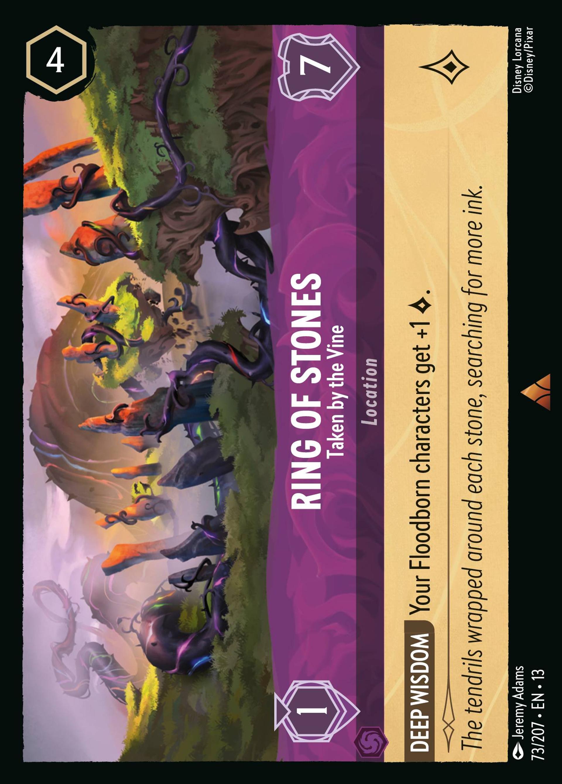 Ring of Stones - Taken by the Vine — Attack of the Vine! — Lorcana