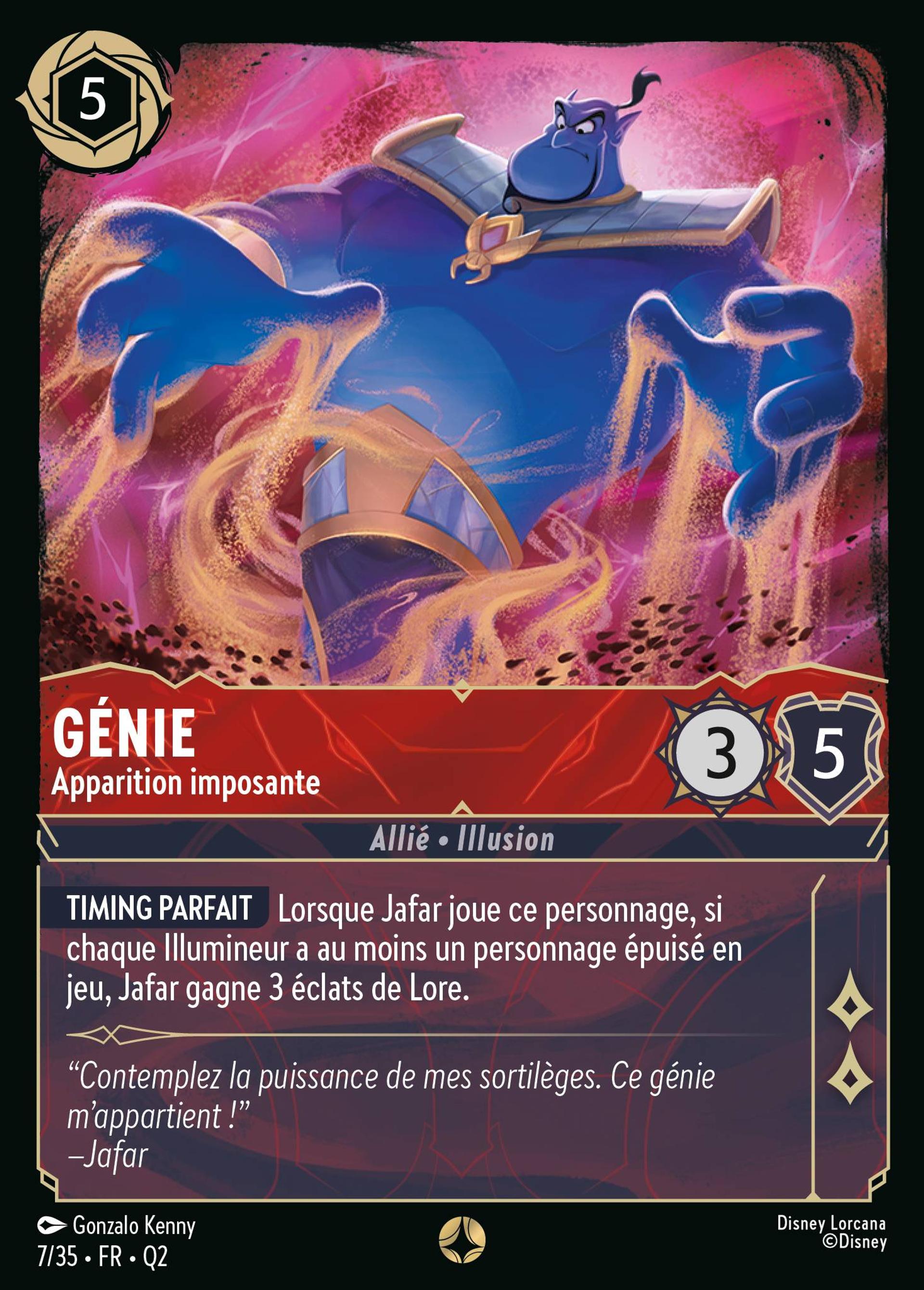 Génie - Apparition imposante — Illumineer's Quest: Palace Heist — Lorcana