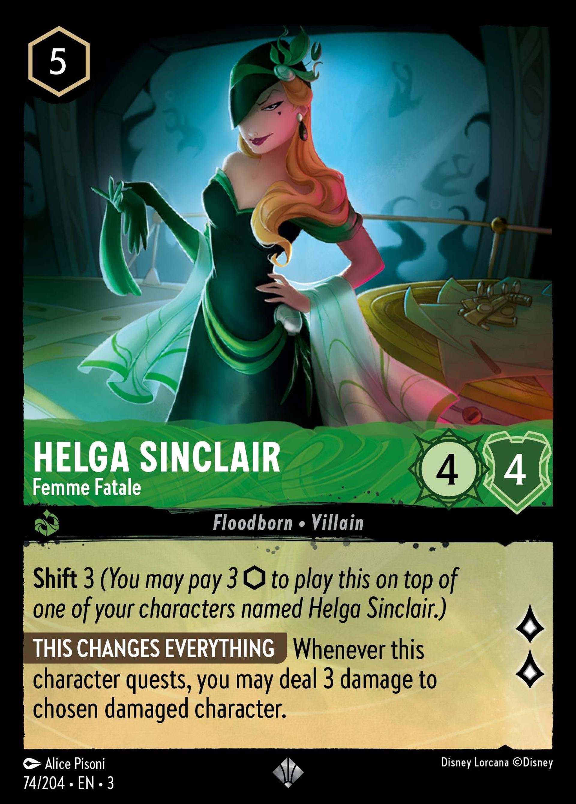 Helga Sinclair - Femme Fatale — Into the Inklands — Lorcana