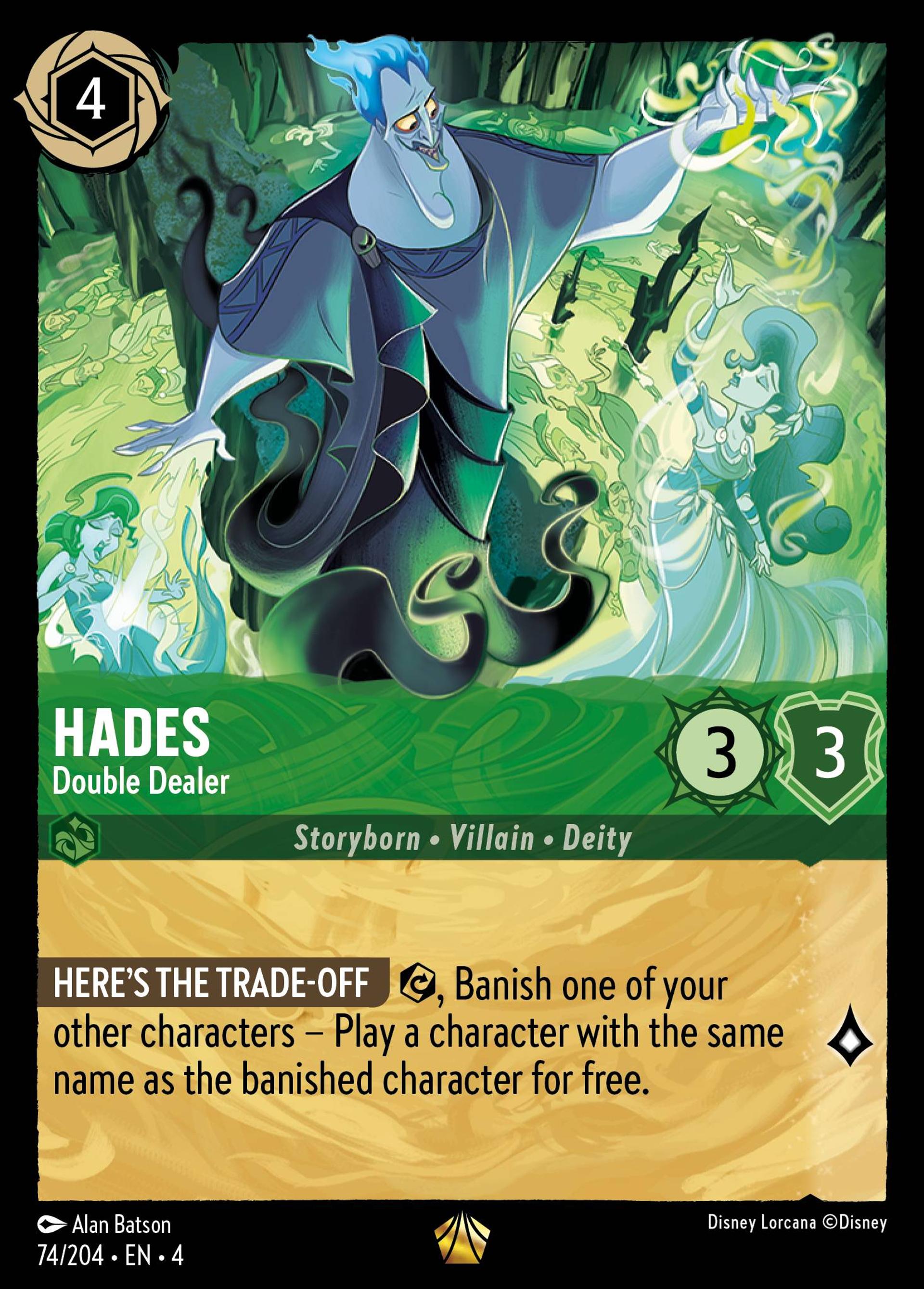 Hades - Double Dealer — Ursula's Return — Lorcana