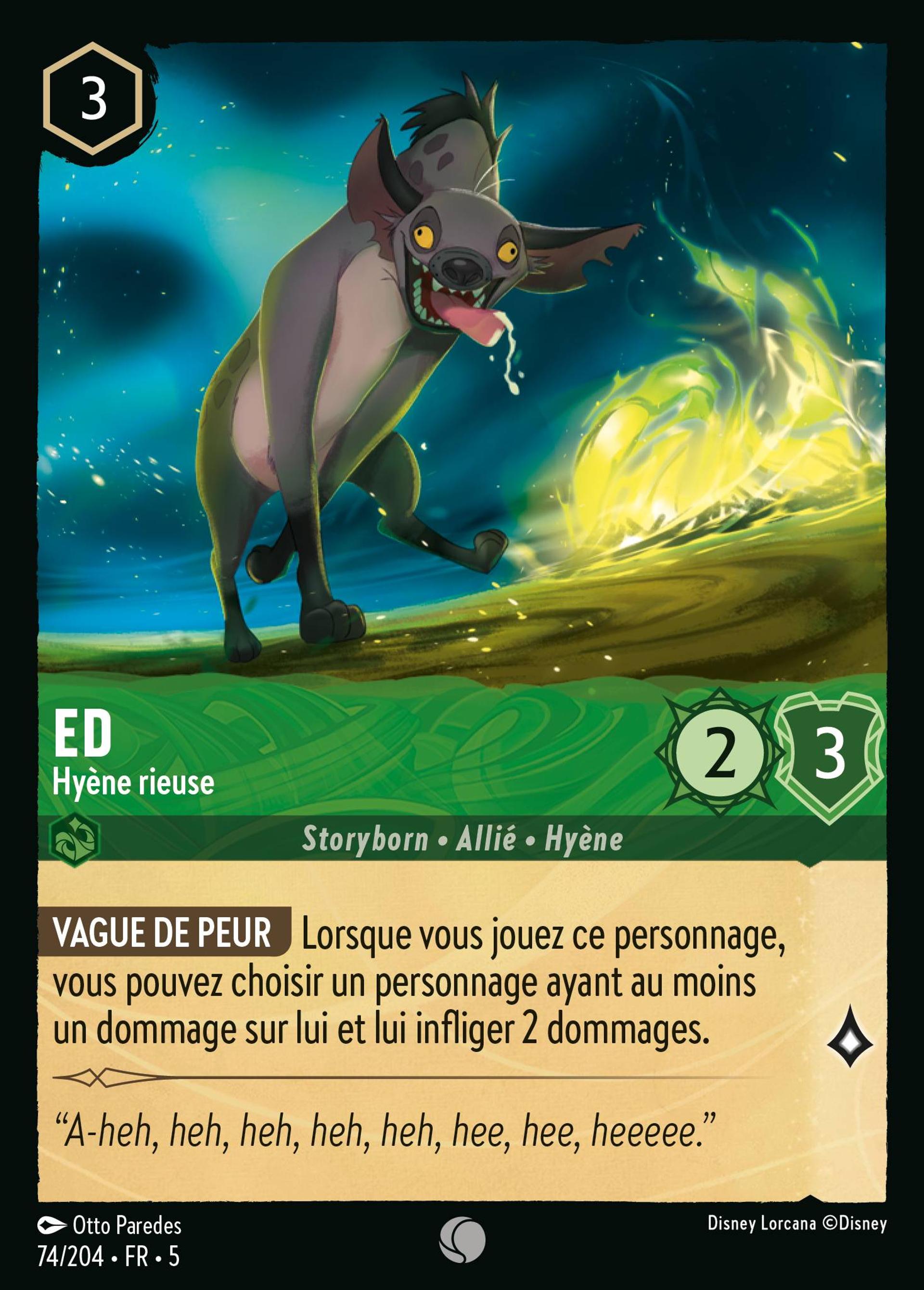 Ed - Hyène rieuse — Shimmering Skies — Lorcana