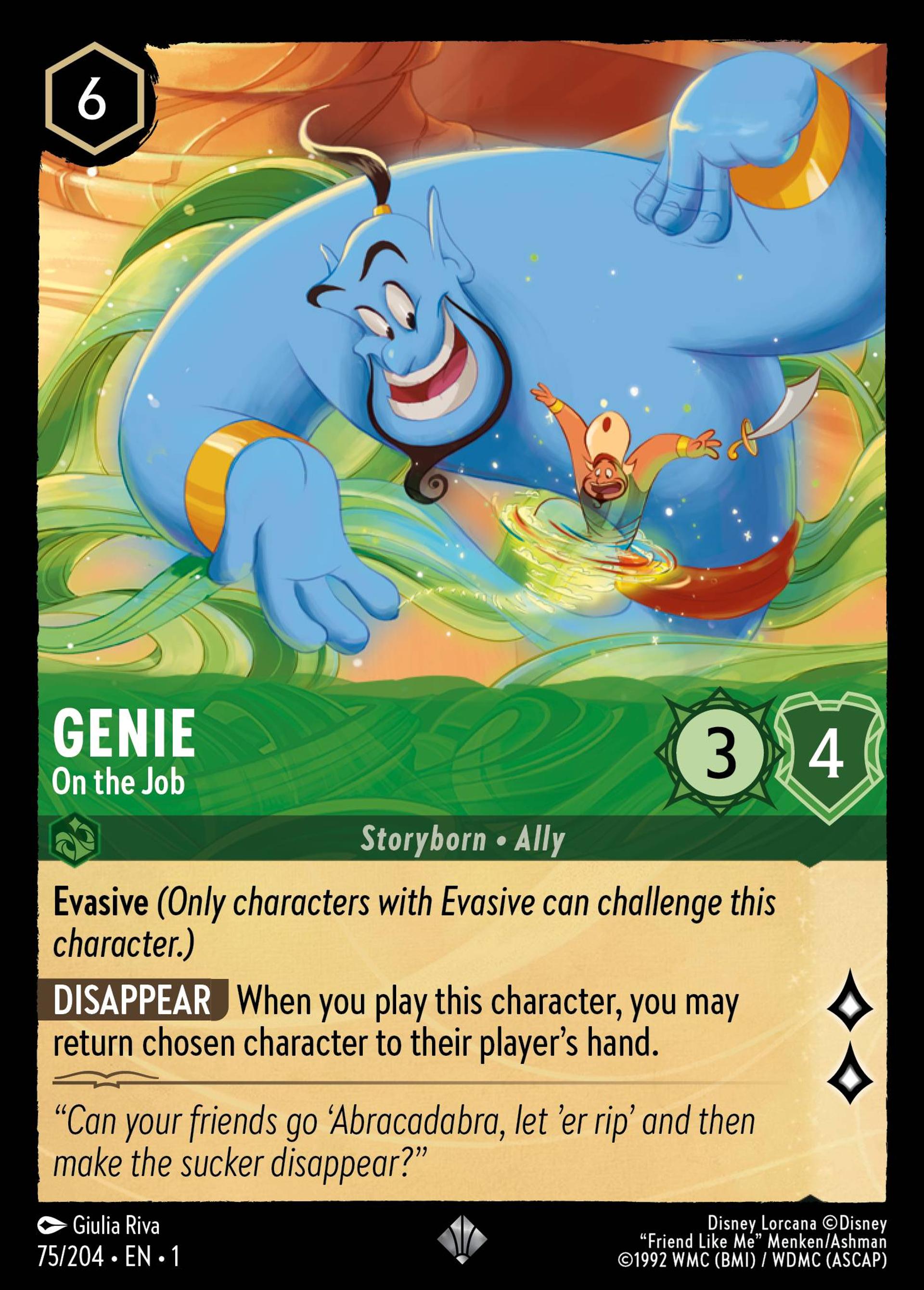 Genie - On the Job — The First Chapter — Lorcana