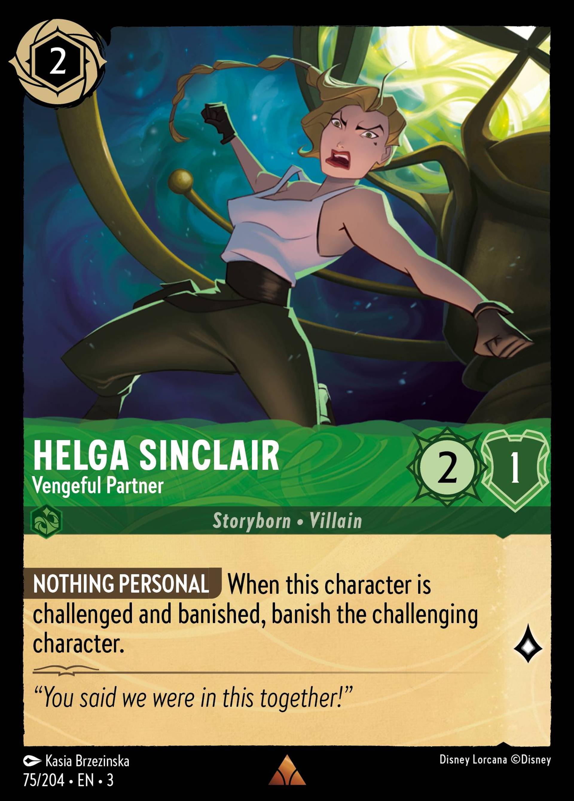 Helga Sinclair - Partenaire vengeresse — Into the Inklands — Lorcana