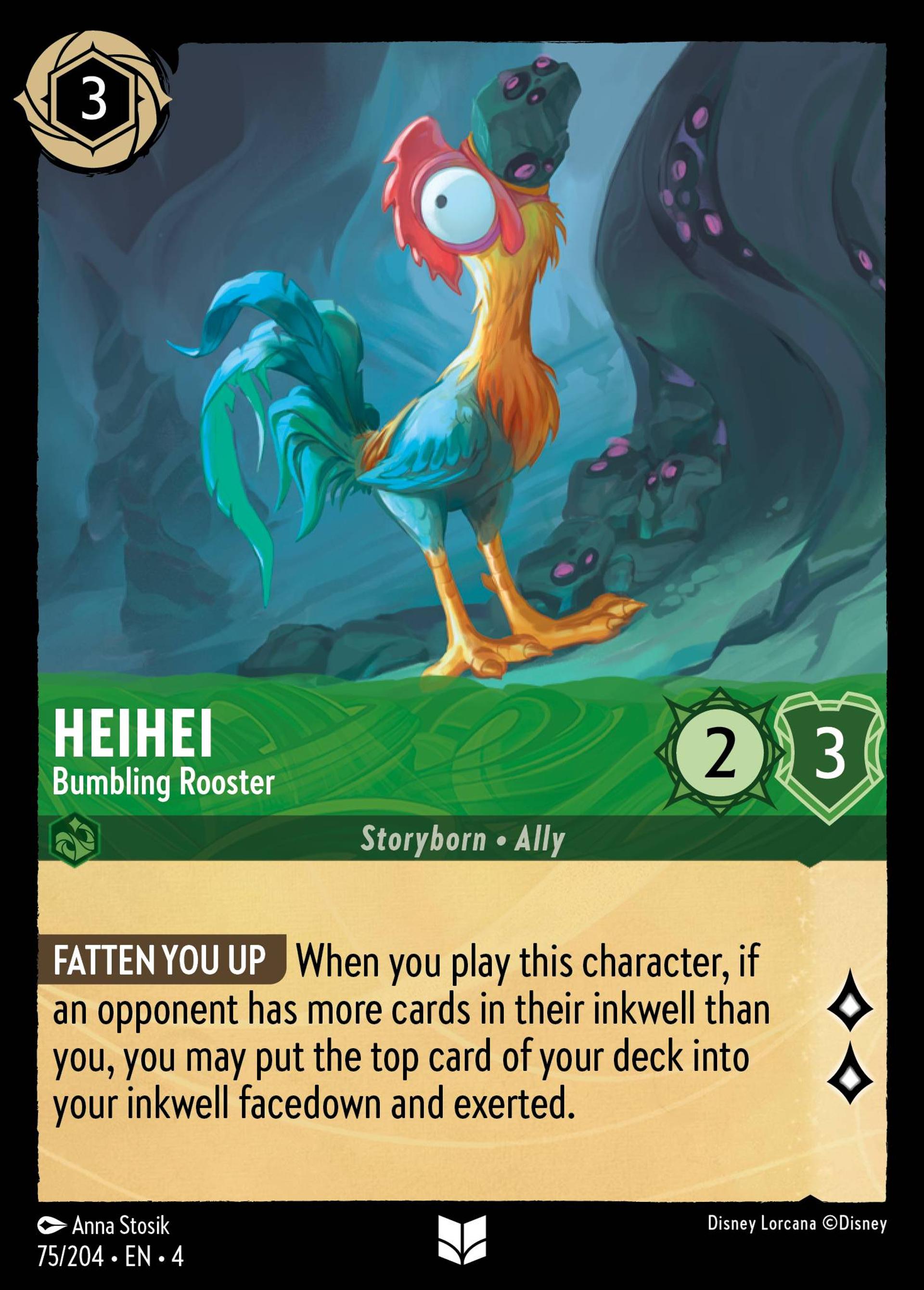 HeiHei - Bumbling Rooster — Ursula's Return — Lorcana