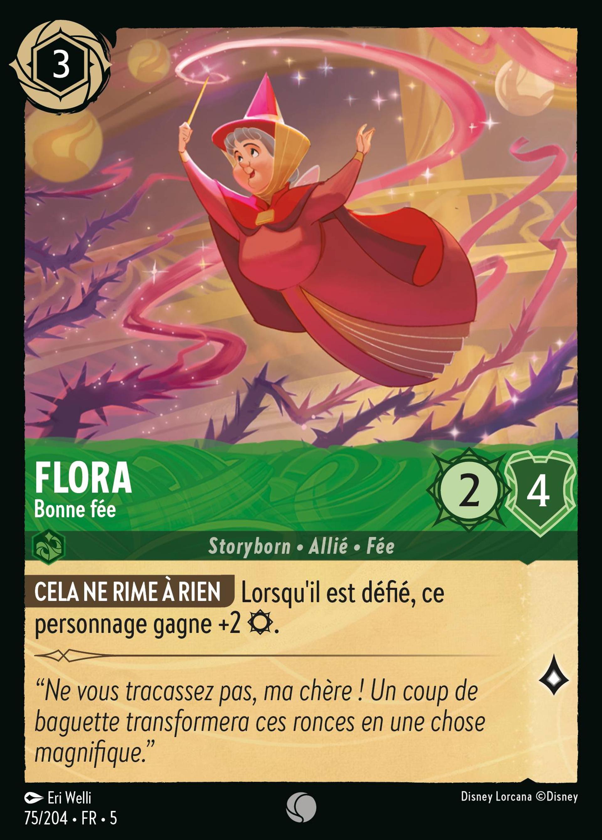 Flora - Bonne fée — Shimmering Skies — Lorcana