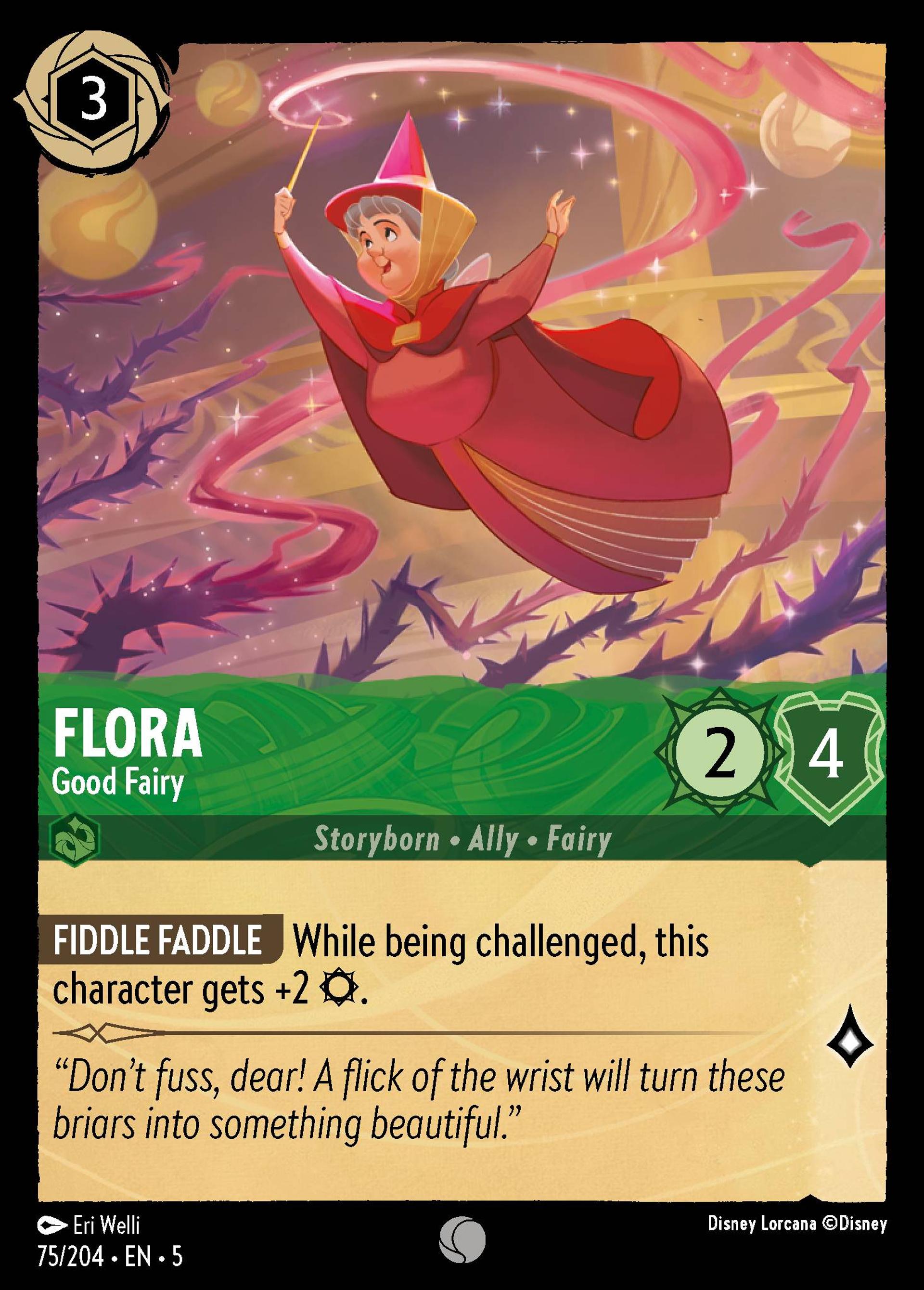 Flora - Good Fairy — Shimmering Skies — Lorcana