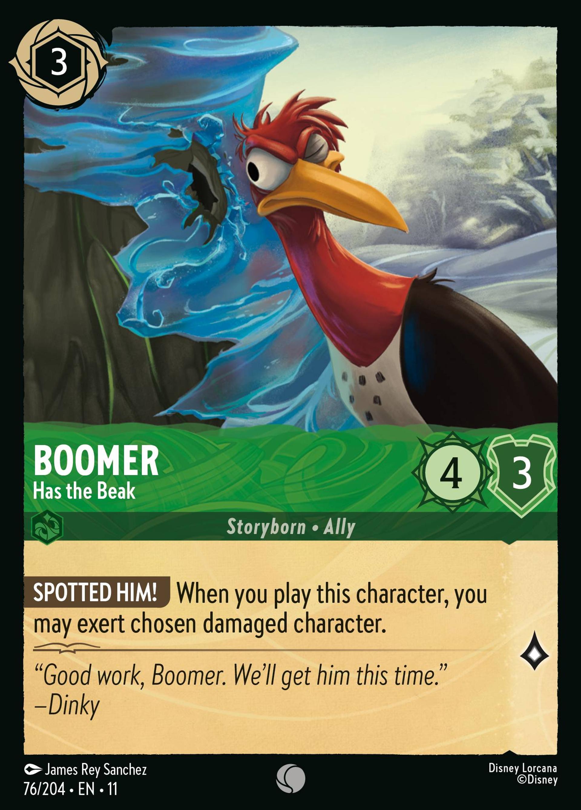 Piqueur - A le bec — Winterspell — Lorcana