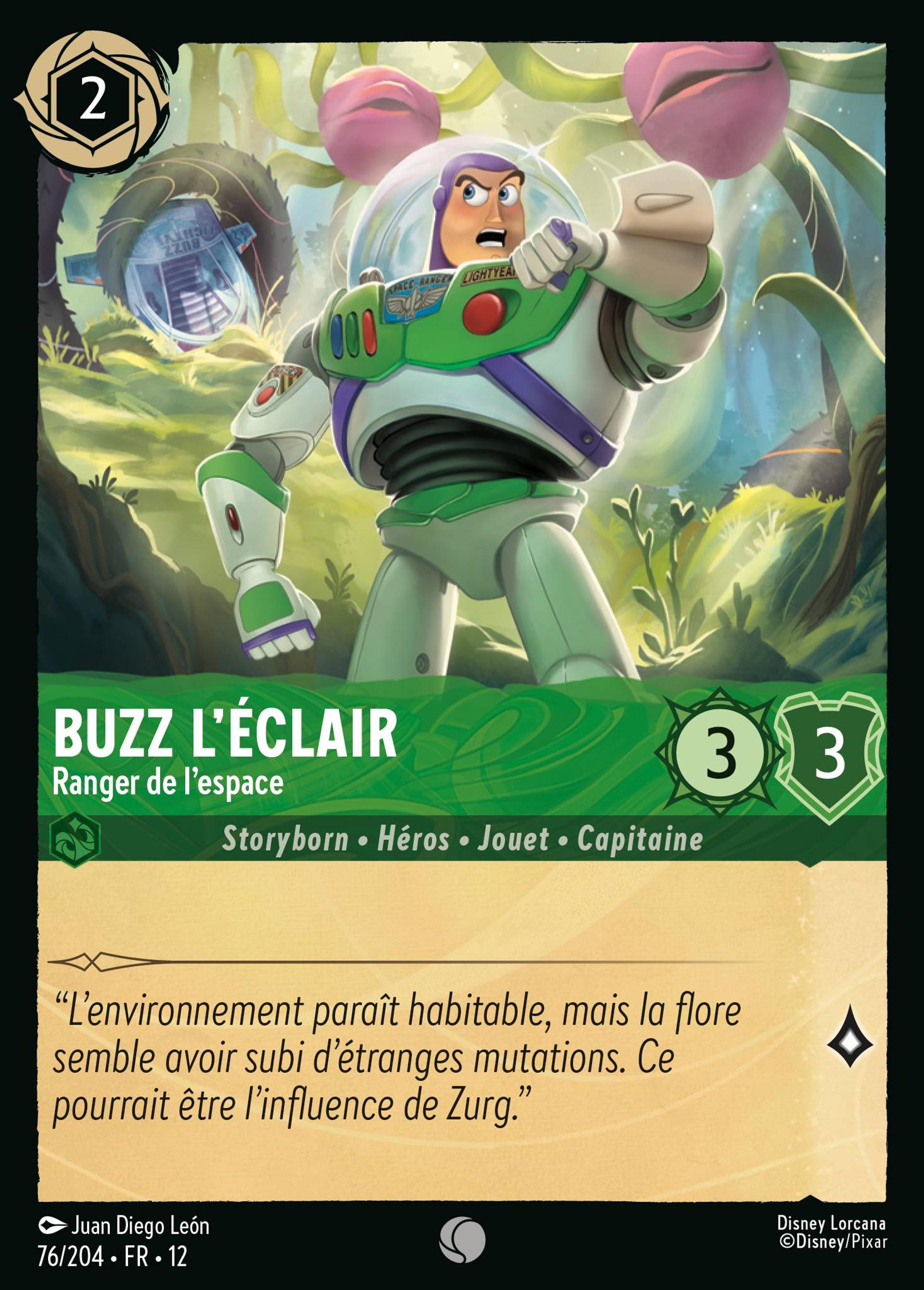 Buzz l'Éclair - Ranger de l'espace — Wilds Unknown — Lorcana
