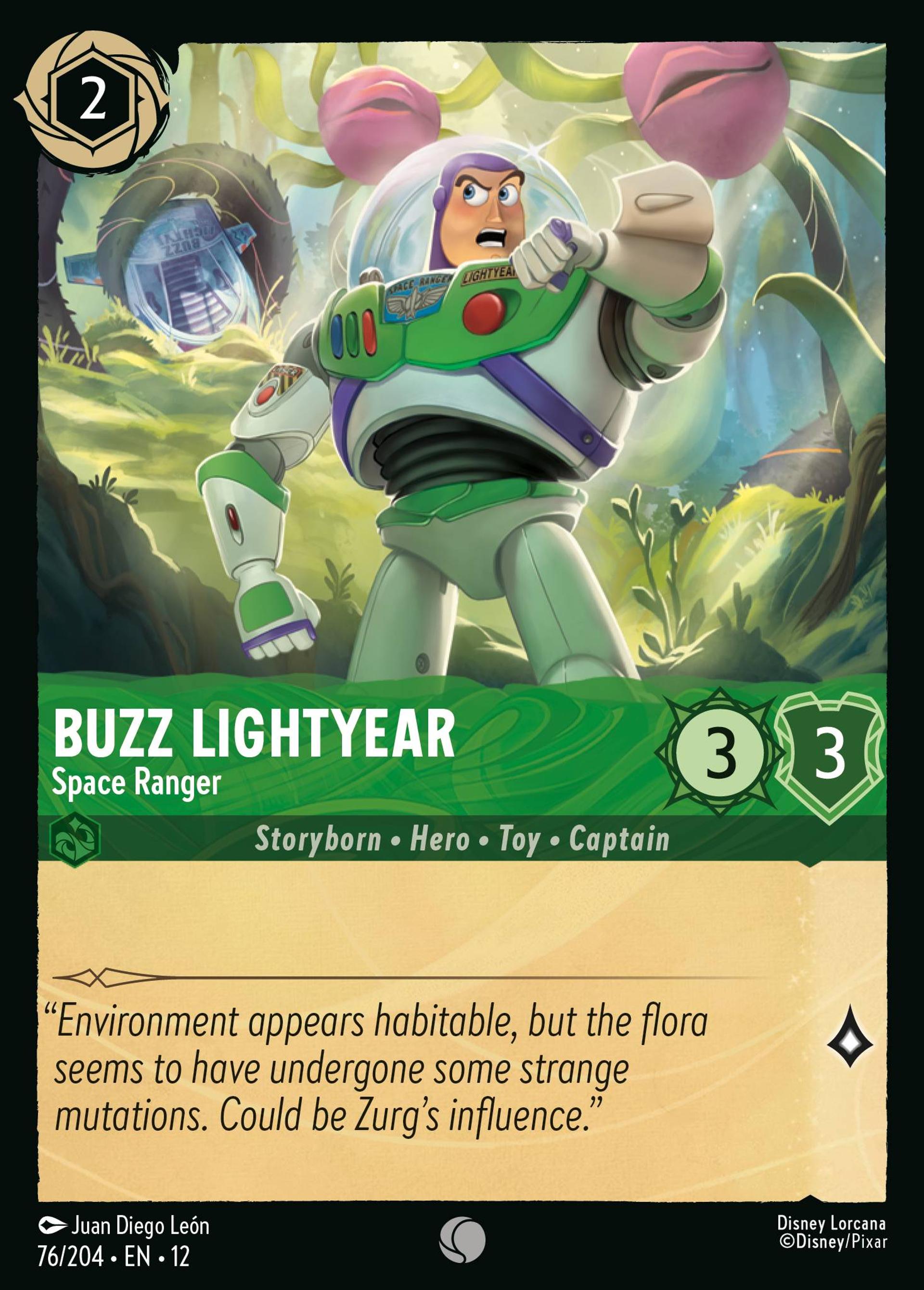 Buzz l'Éclair - Ranger de l'espace — Wilds Unknown — Lorcana