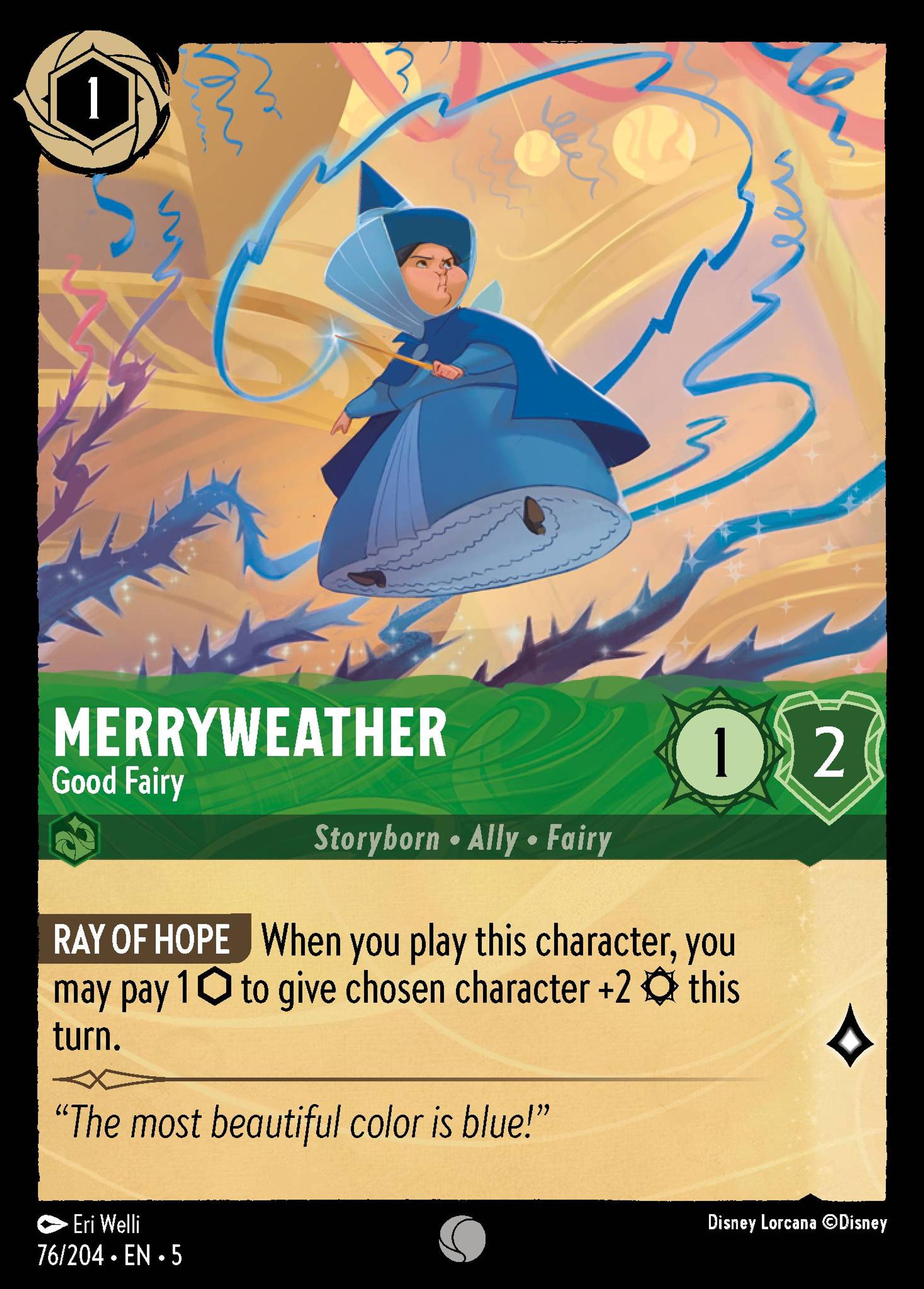 Merryweather - Good Fairy — Shimmering Skies — Lorcana