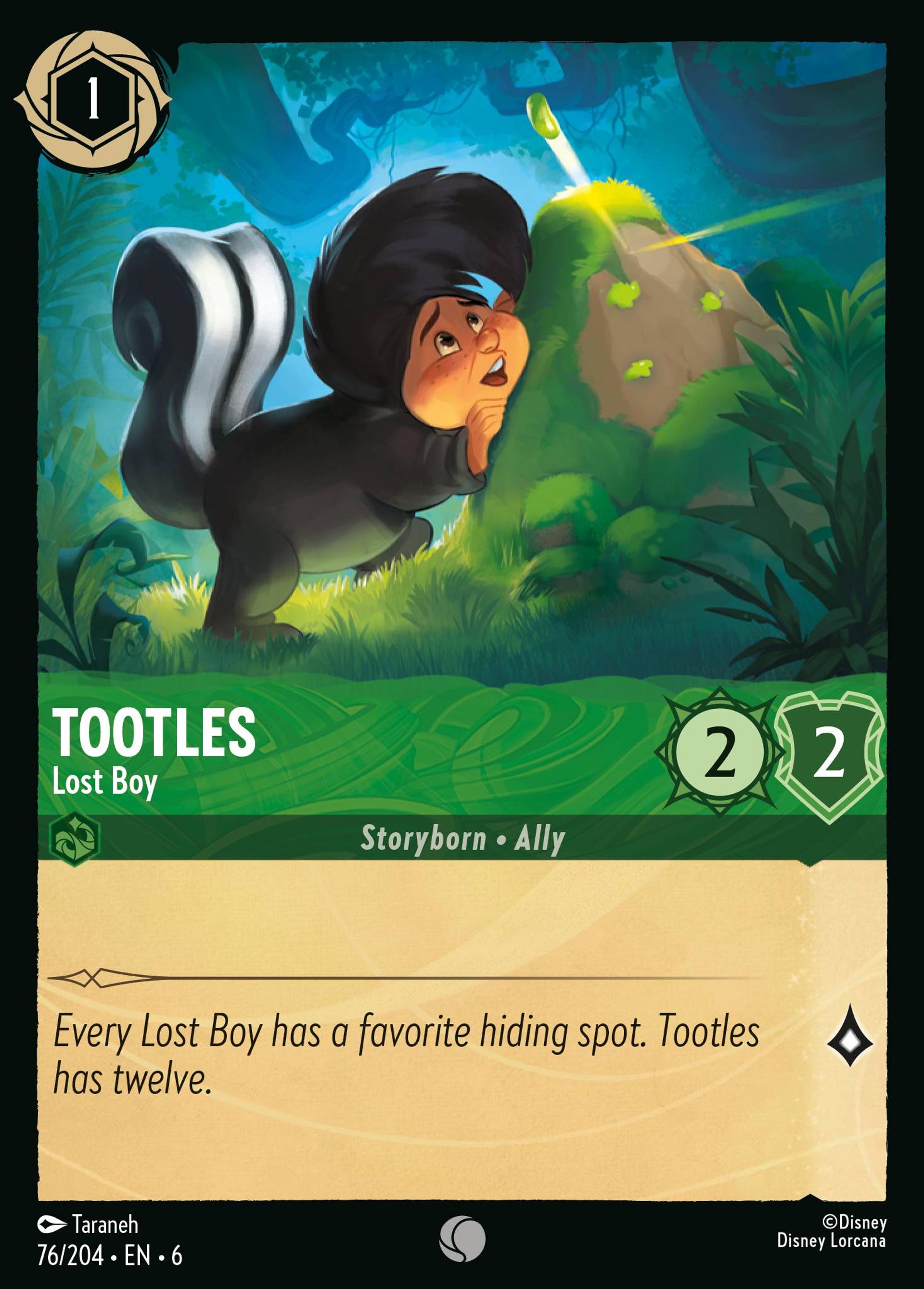 Tootles - Lost Boy — Azurite Sea — Lorcana