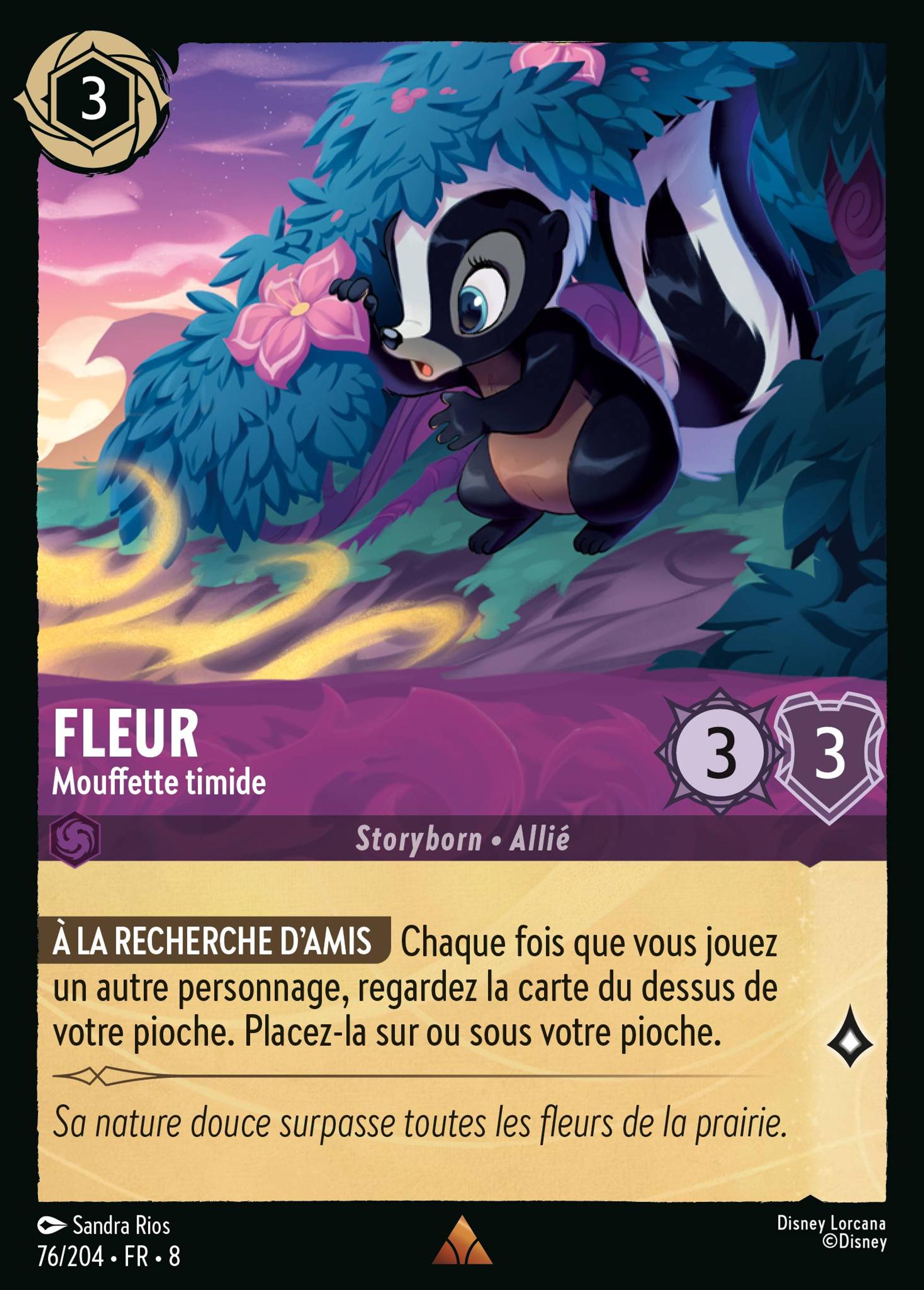Fleur - Mouffette timide — The Reign of Jafar — Lorcana