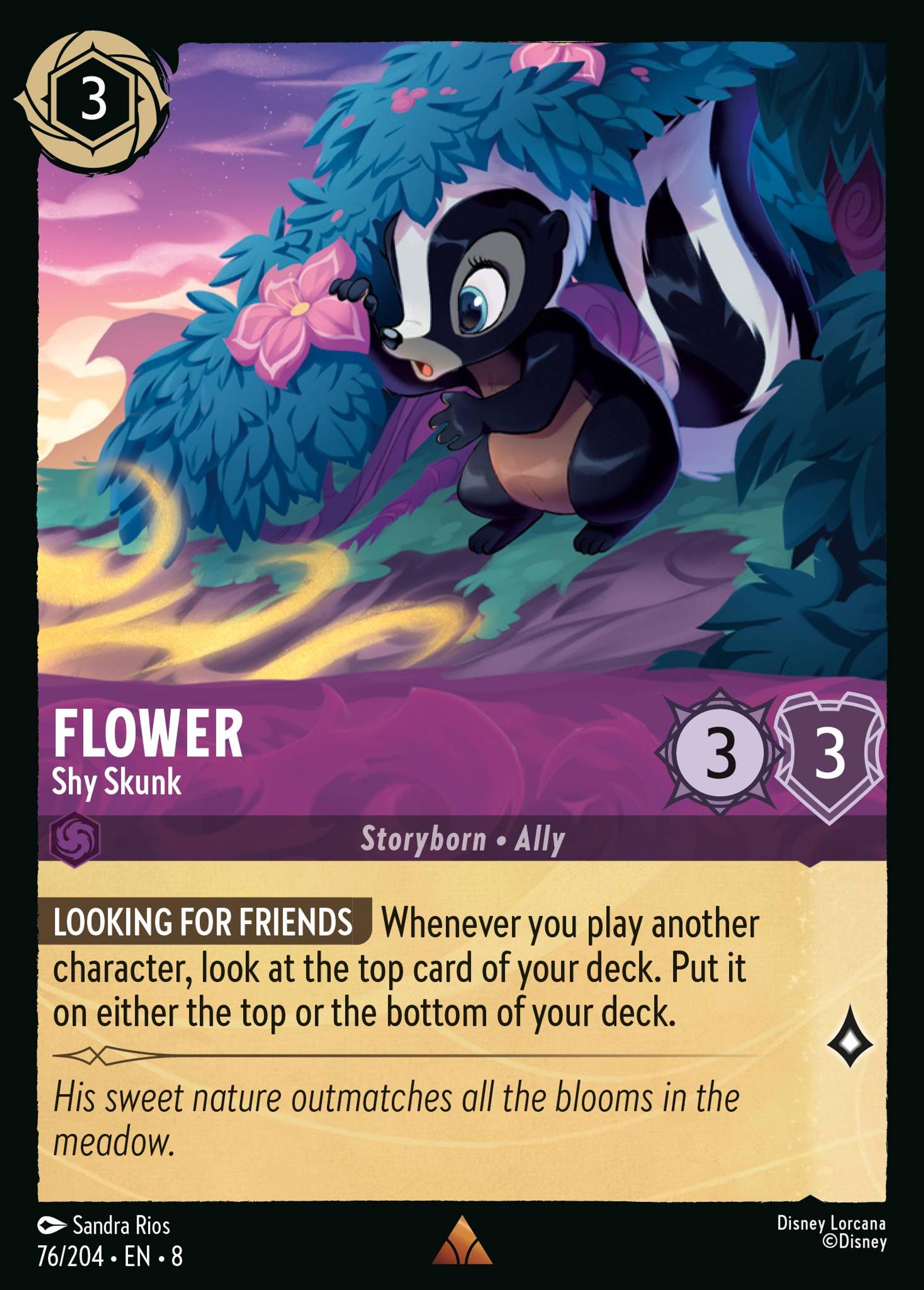 Fleur - Mouffette timide — The Reign of Jafar — Lorcana