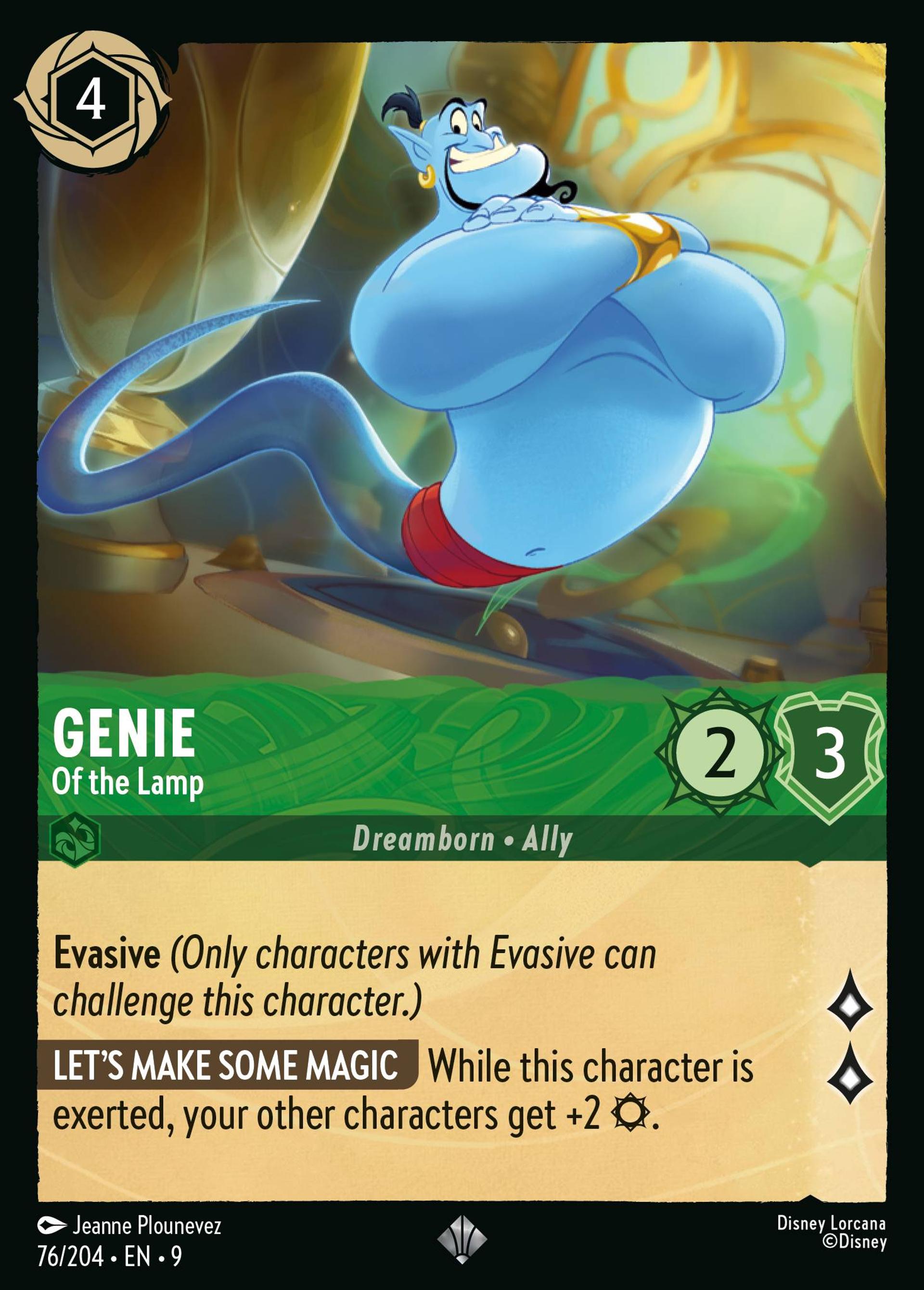 Genie - Of the Lamp — Fabled — Lorcana