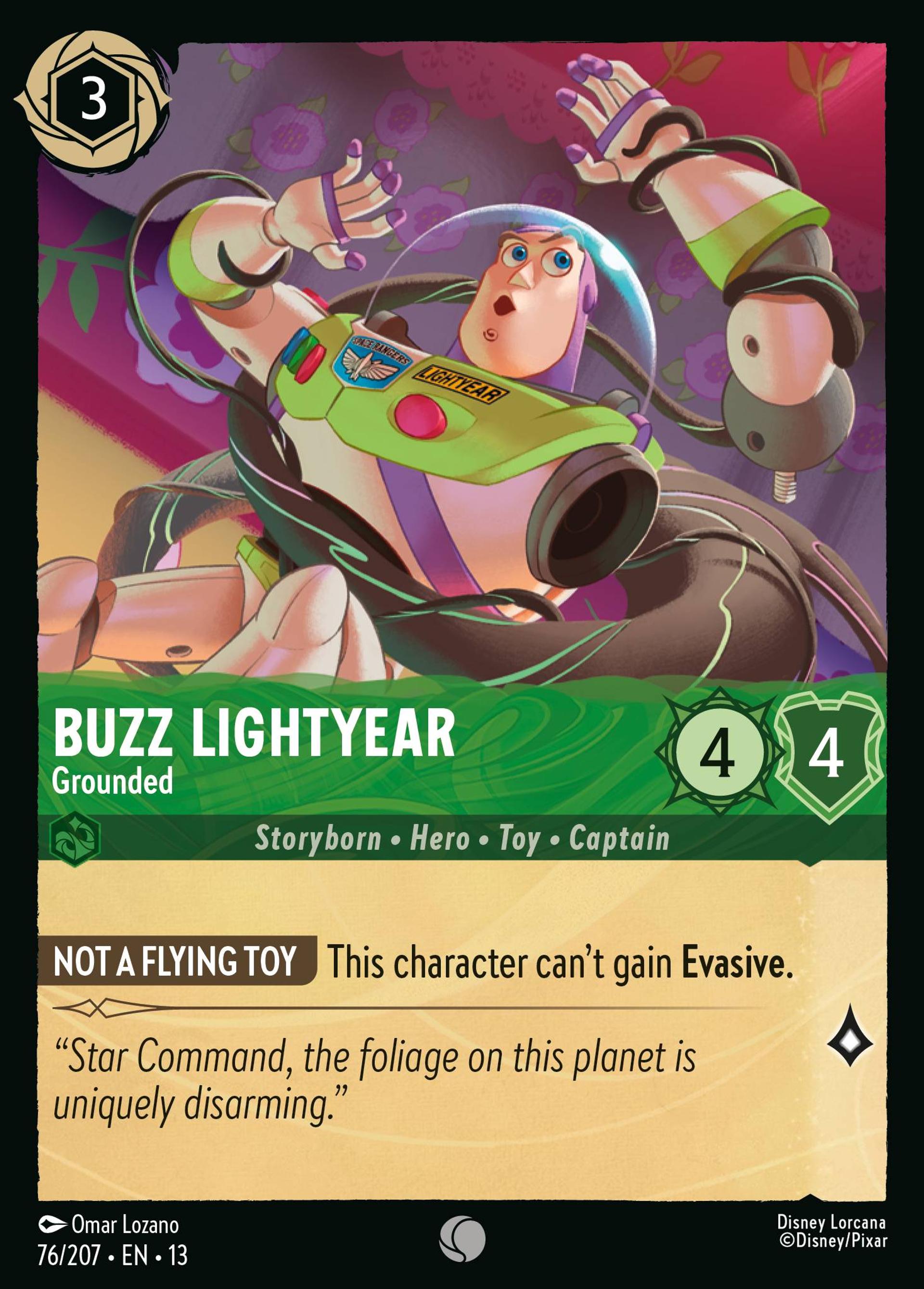 Buzz Lightyear - Grounded — Attack of the Vine! — Lorcana