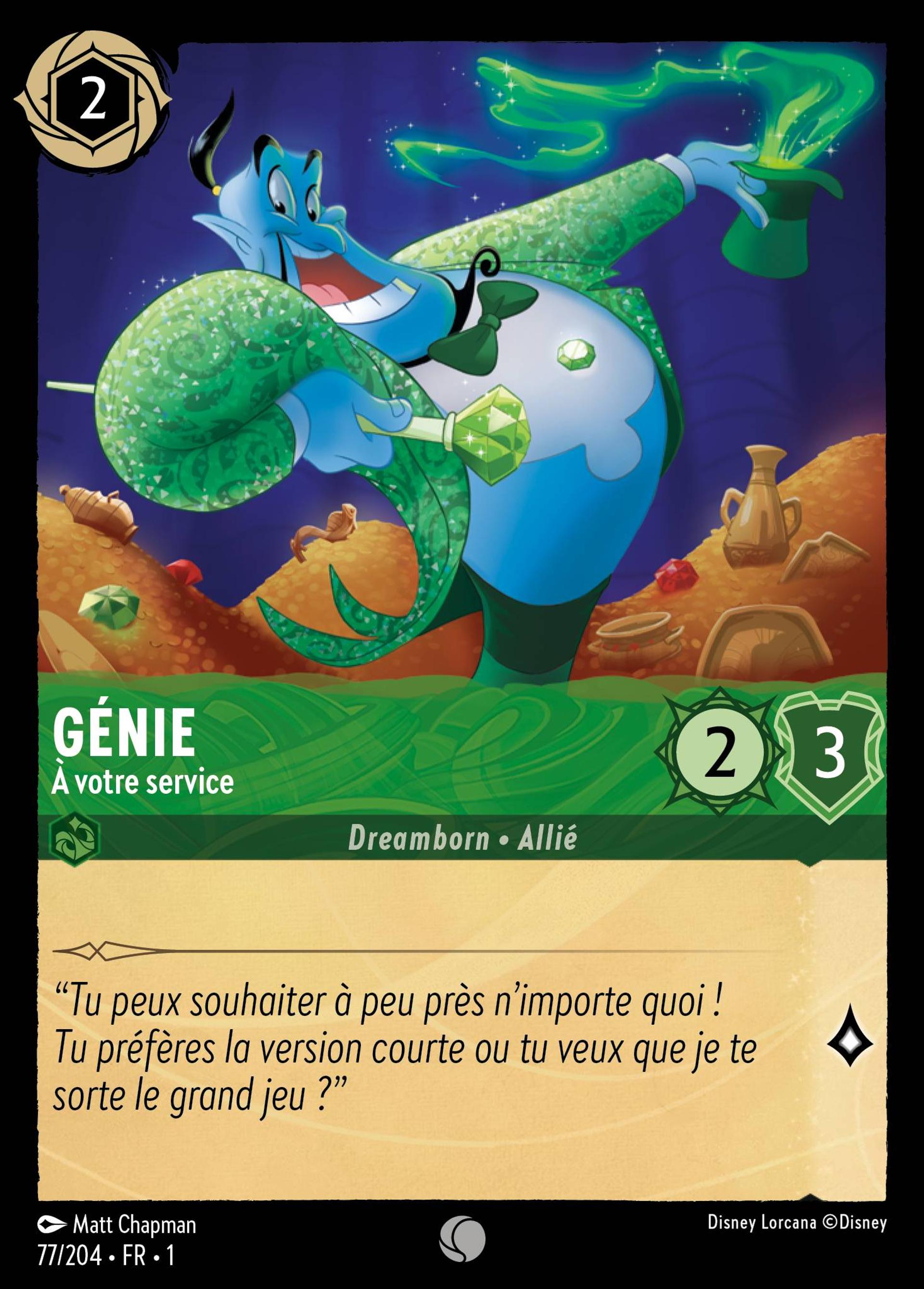 Génie - À votre service — The First Chapter — Lorcana