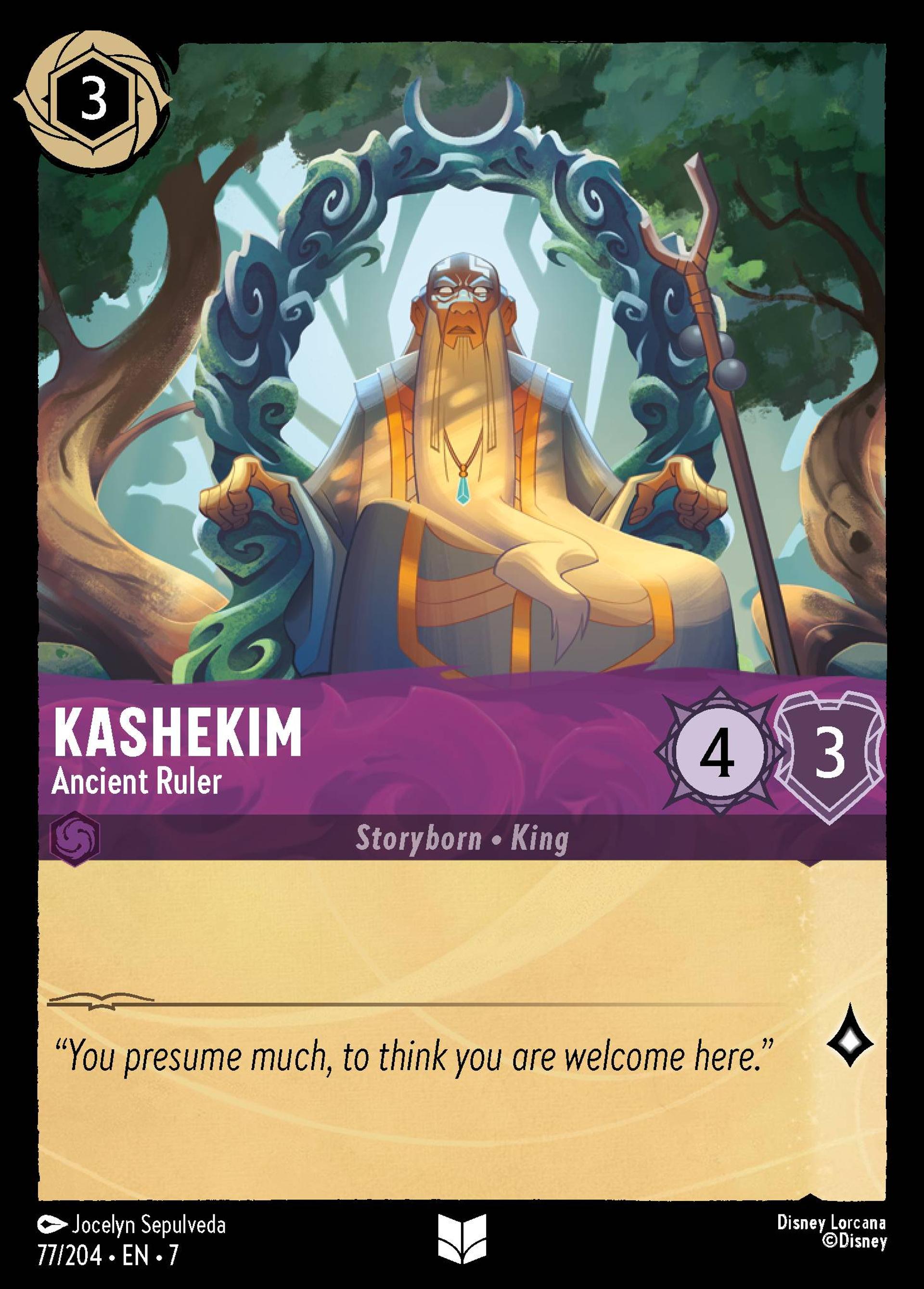 Kashekim - Ancient Ruler — Archazia's Island — Lorcana