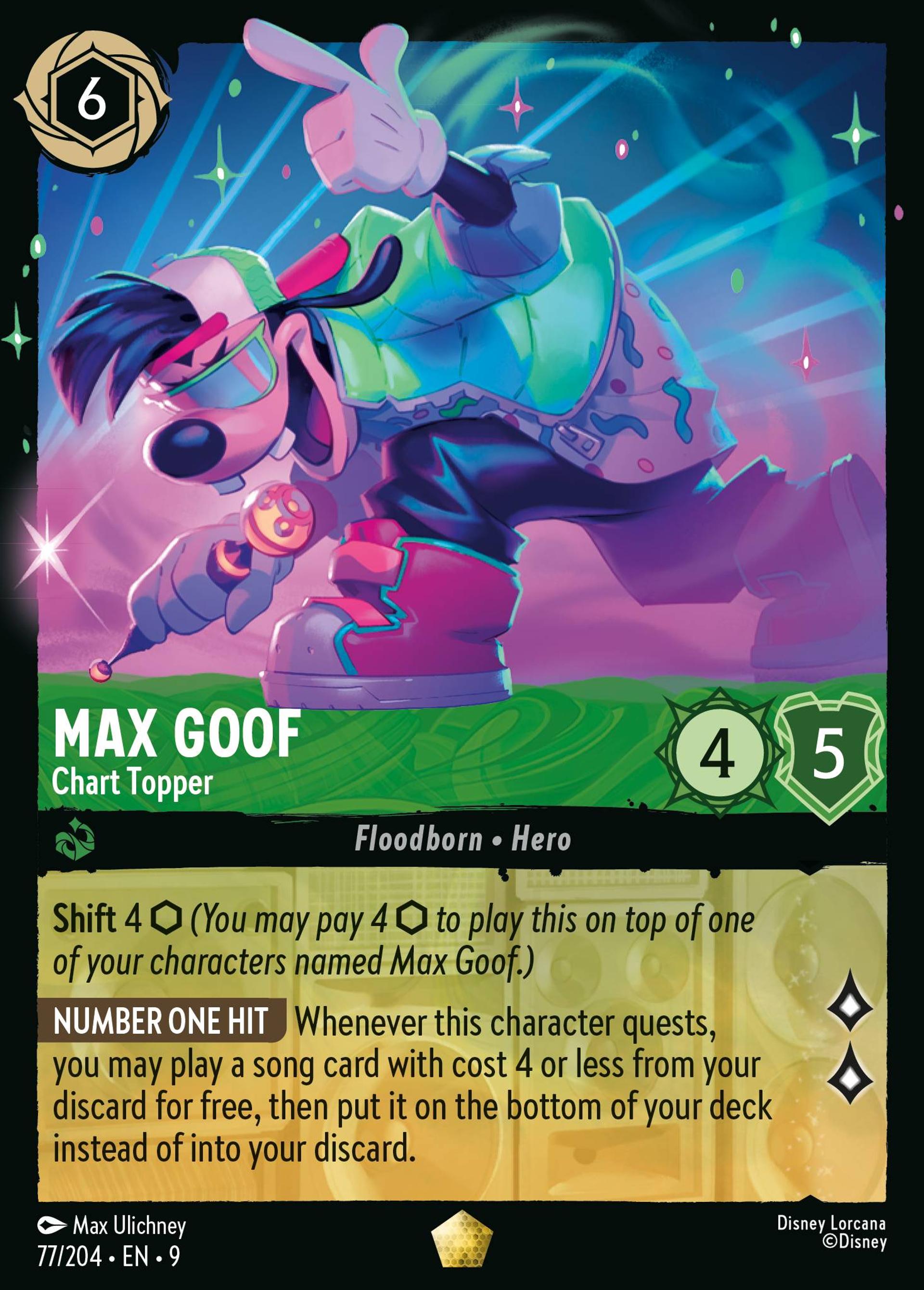 Max Goof - Chart Topper — Fabled — Lorcana