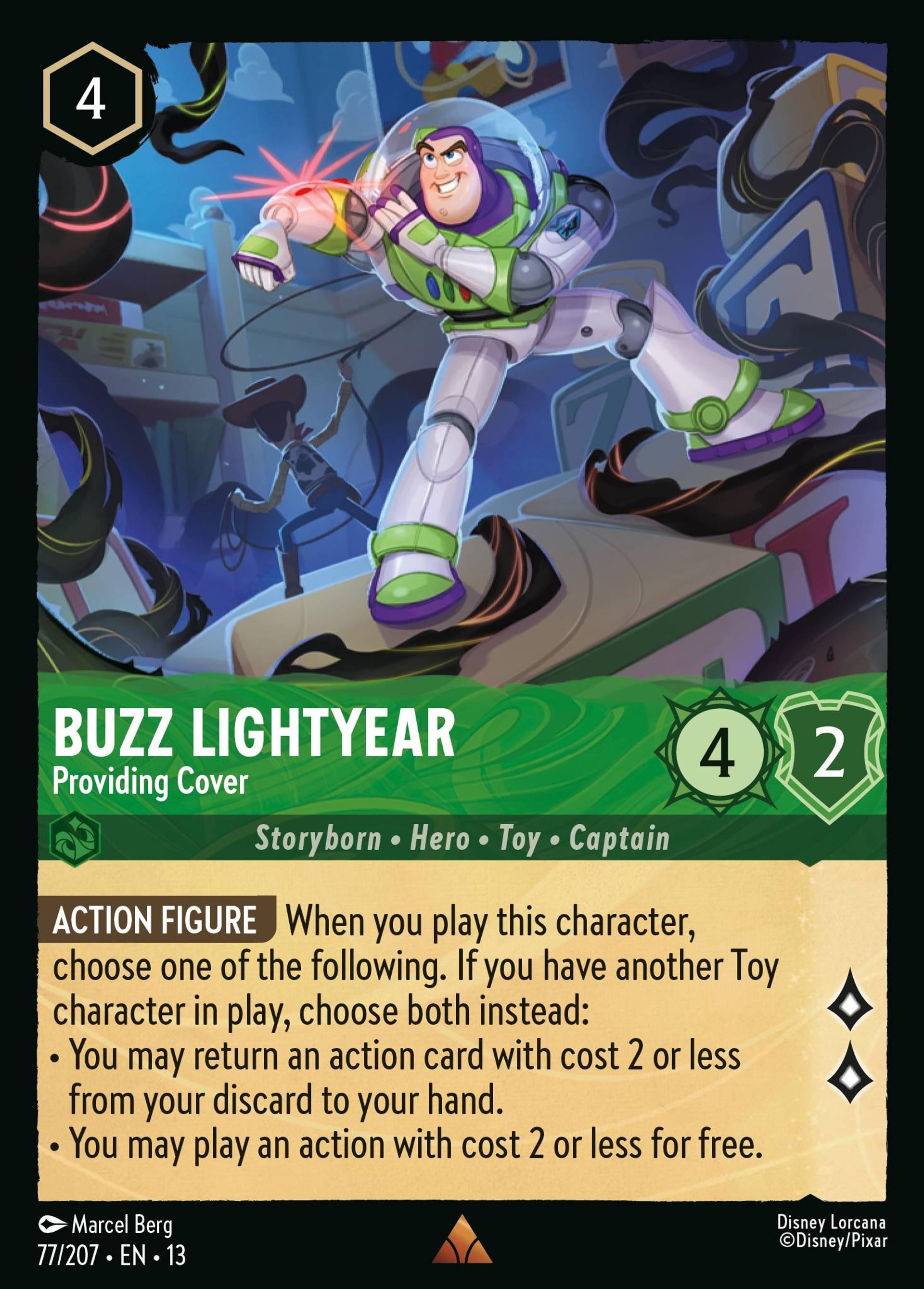 Buzz Lightyear - Providing Cover — Attack of the Vine! — Lorcana