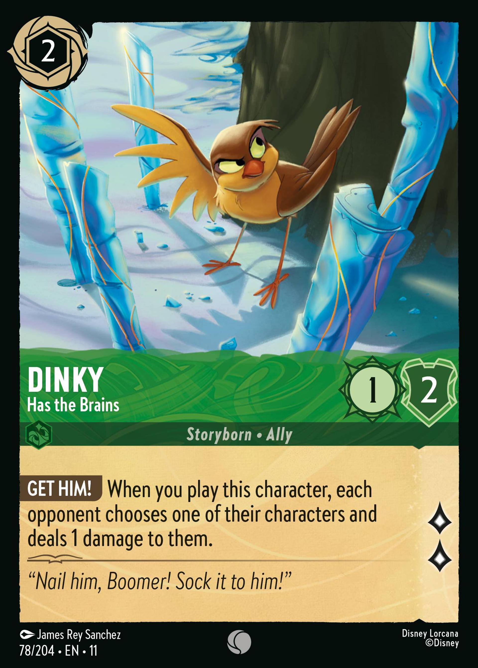 Dinky - A le cerveau — Winterspell — Lorcana