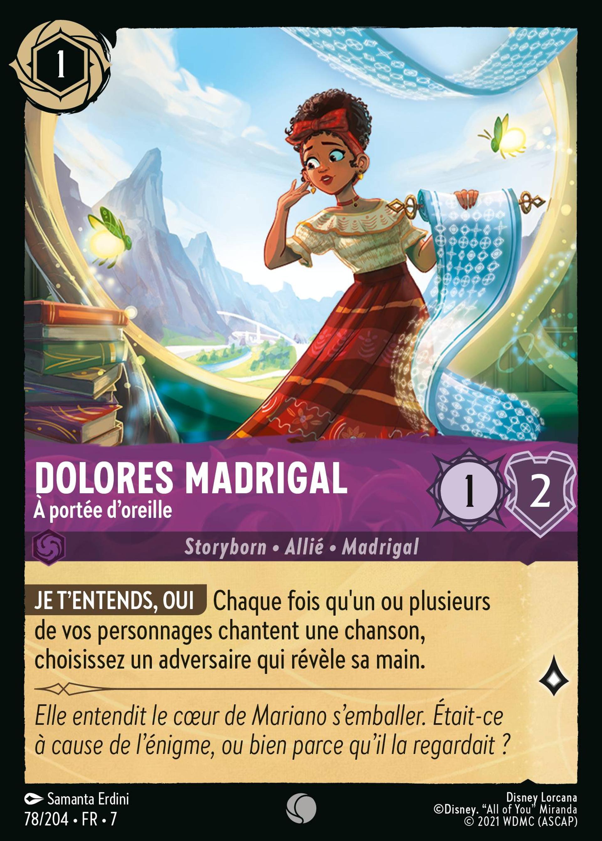 Dolores Madrigal - À portée d'oreille — Archazia's Island — Lorcana