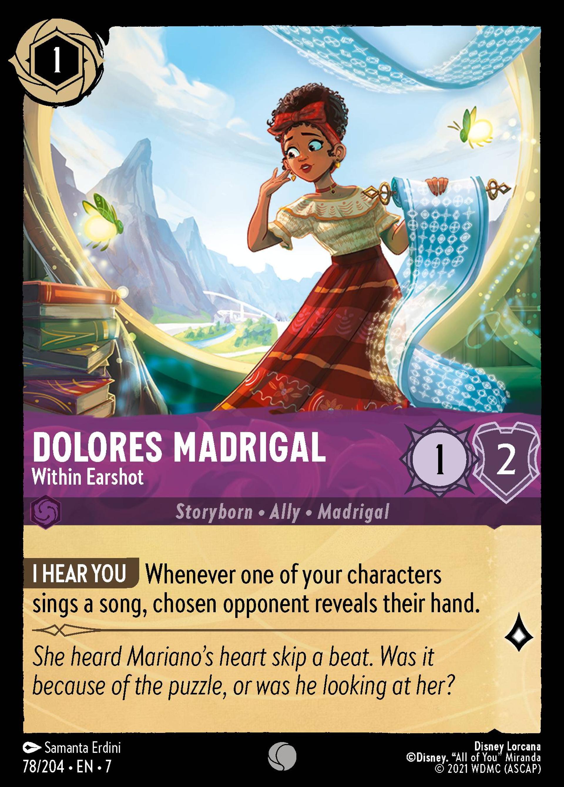 Dolores Madrigal - À portée d'oreille — Archazia's Island — Lorcana