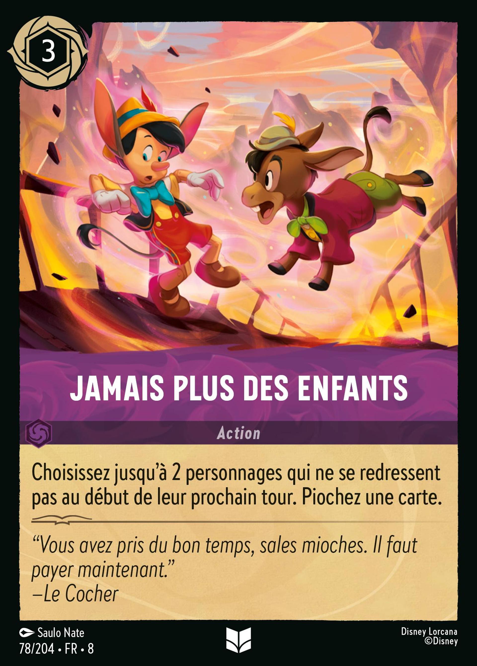 Jamais plus des enfants — The Reign of Jafar — Lorcana