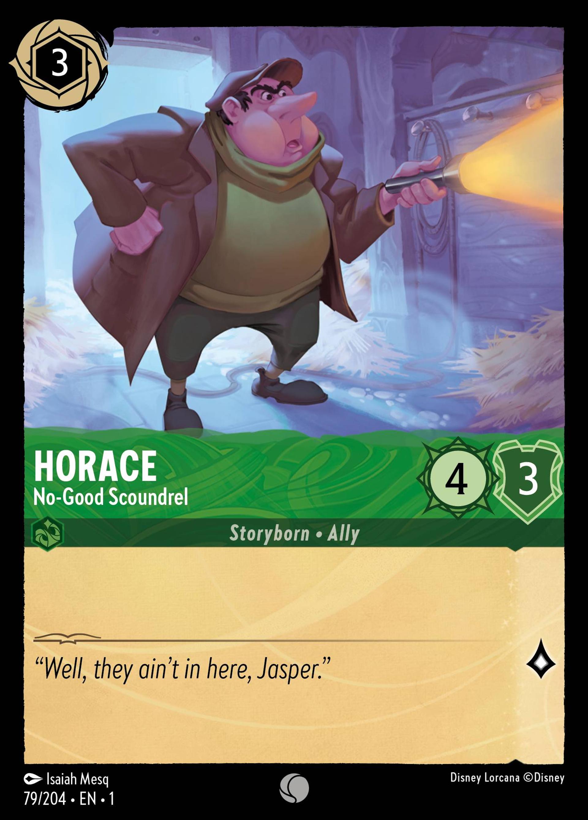 Horace - No-Good Scoundrel — The First Chapter — Lorcana
