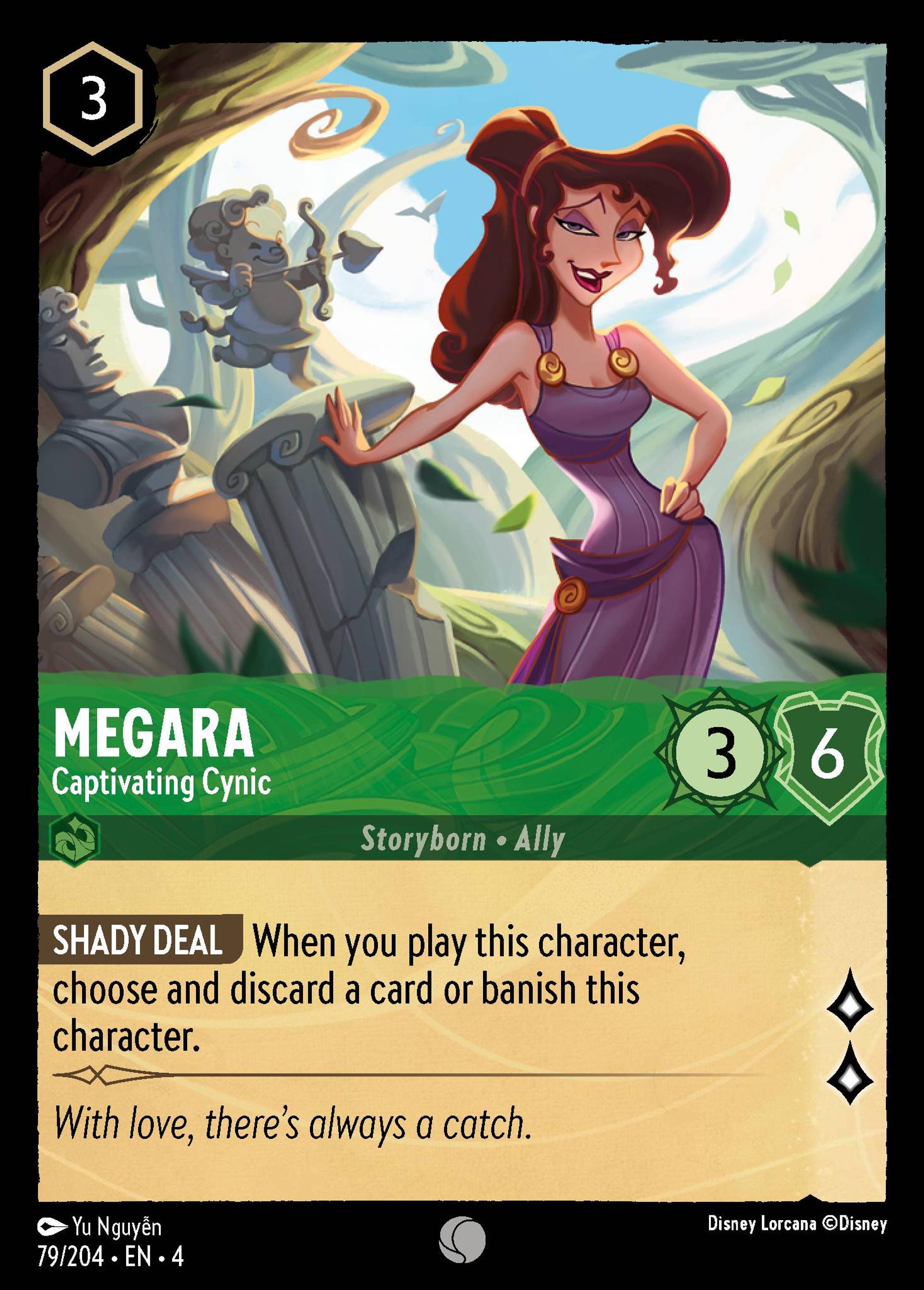 Megara - Captivating Cynic — Ursula's Return — Lorcana