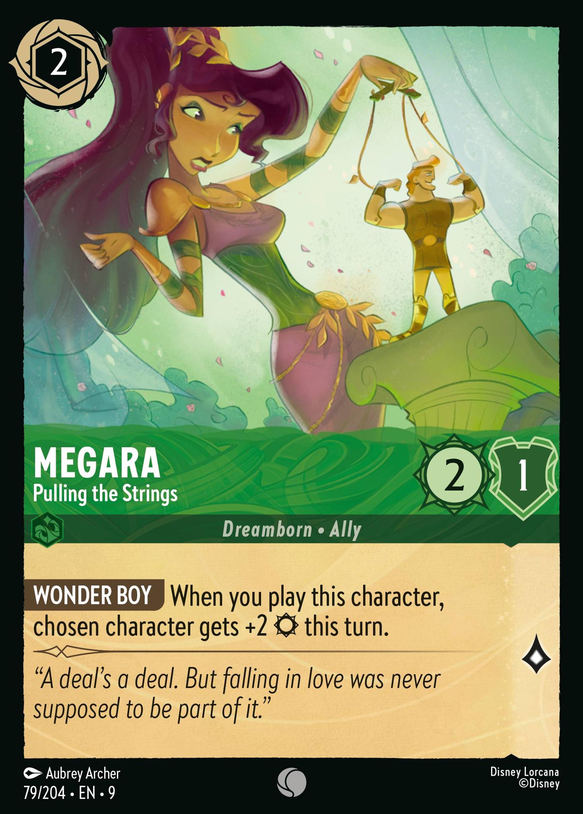 Megara - Pulling the Strings — Fabled — Lorcana