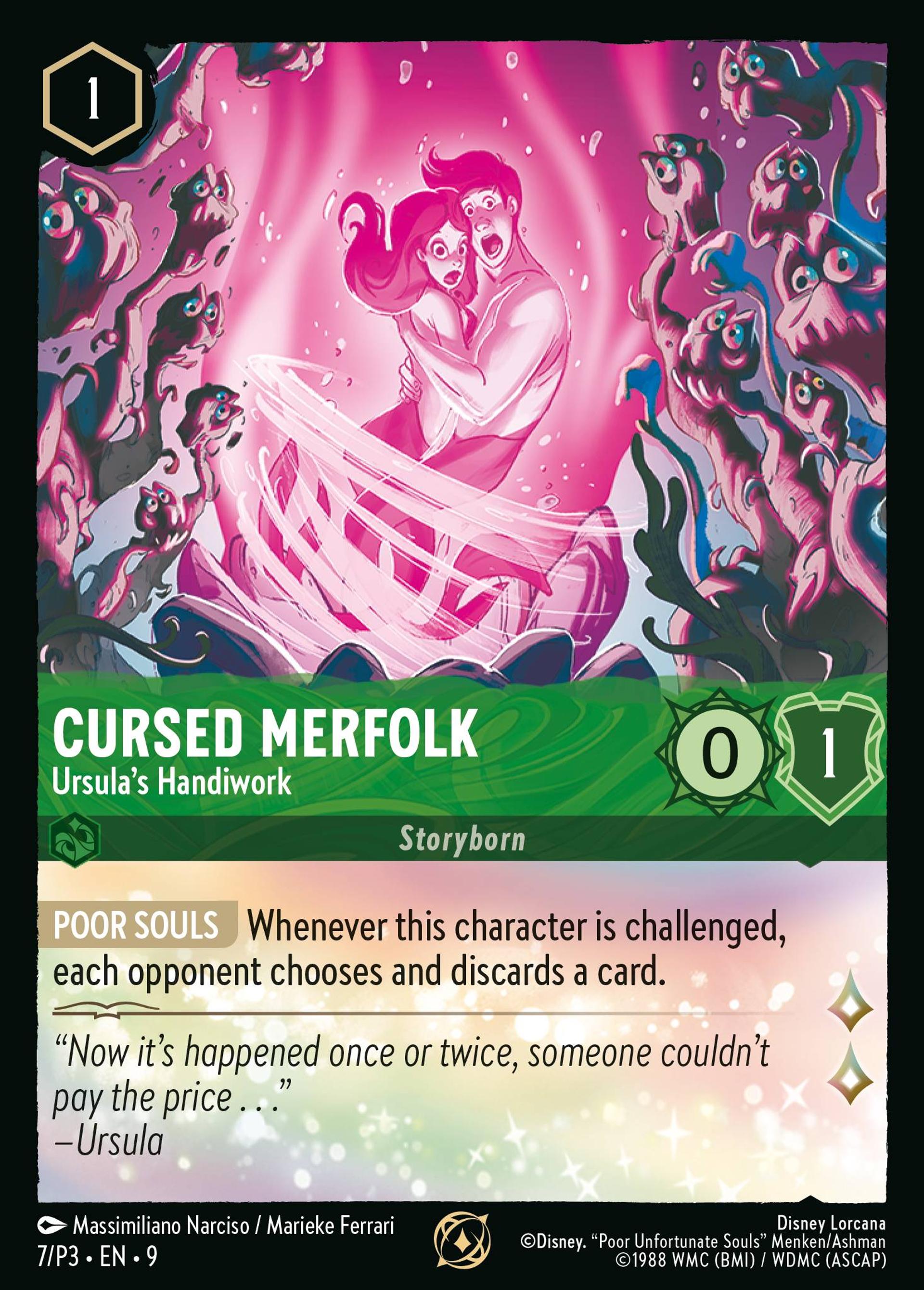 Cursed Merfolk - Ursula's Handiwork — Promos - Year 3 — Lorcana
