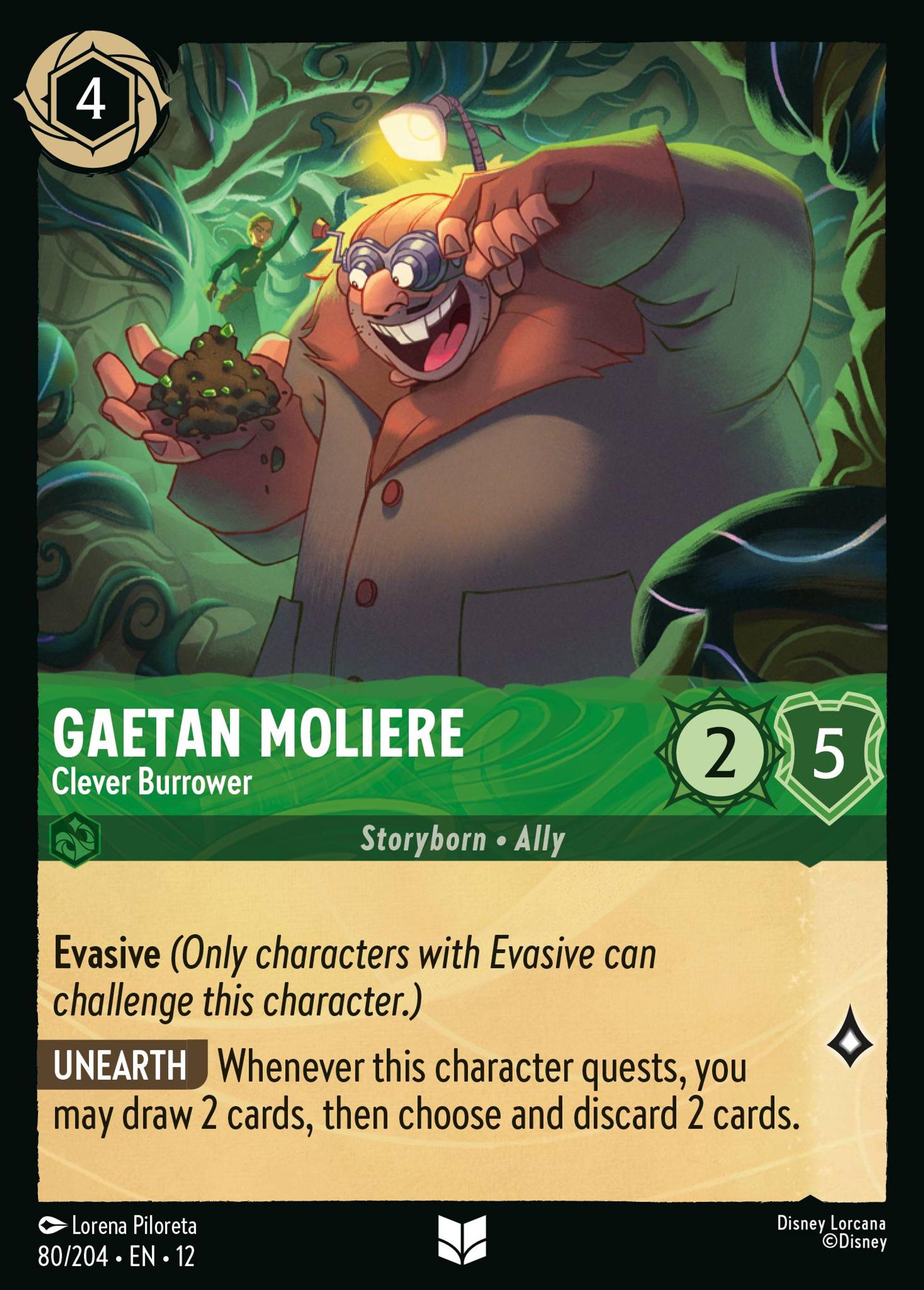 Gaëtan Molière - Fouisseur brillant — Wilds Unknown — Lorcana