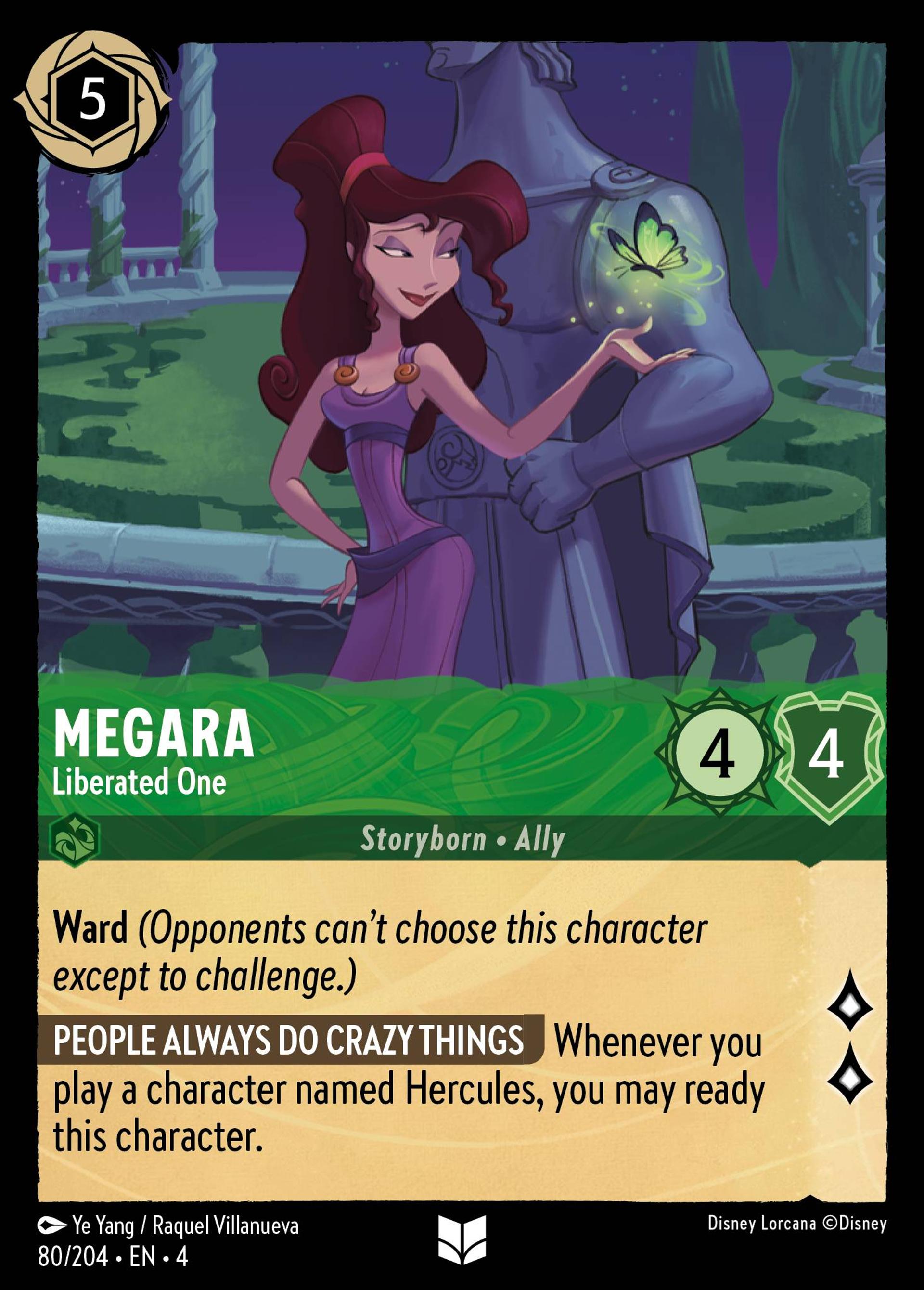Megara - Liberated One — Ursula's Return — Lorcana