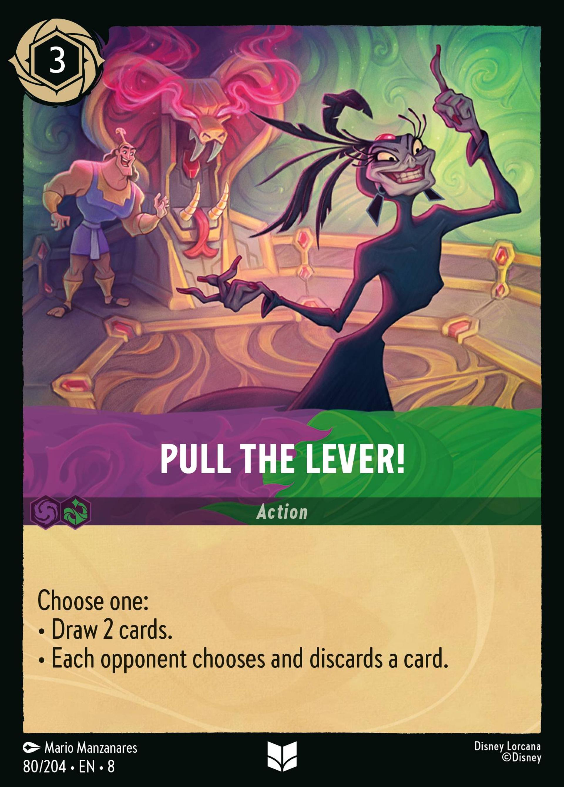 Abaisse le levier ! — The Reign of Jafar — Lorcana