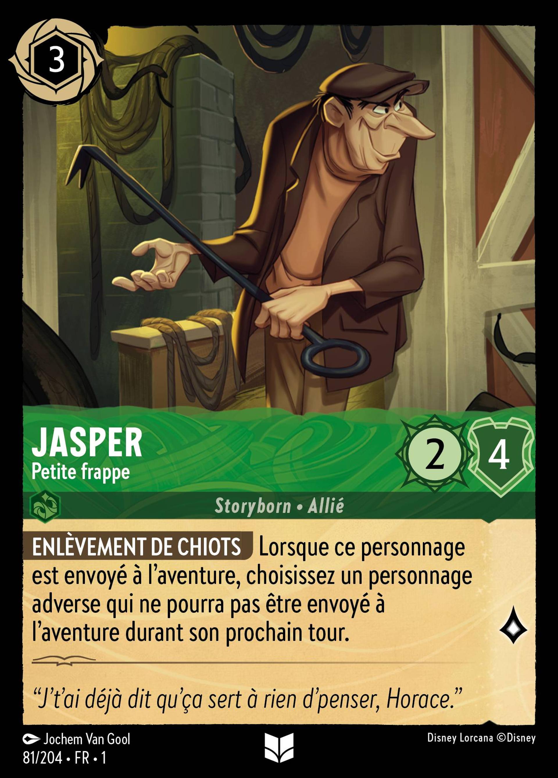 Jasper - Petite frappe — The First Chapter — Lorcana