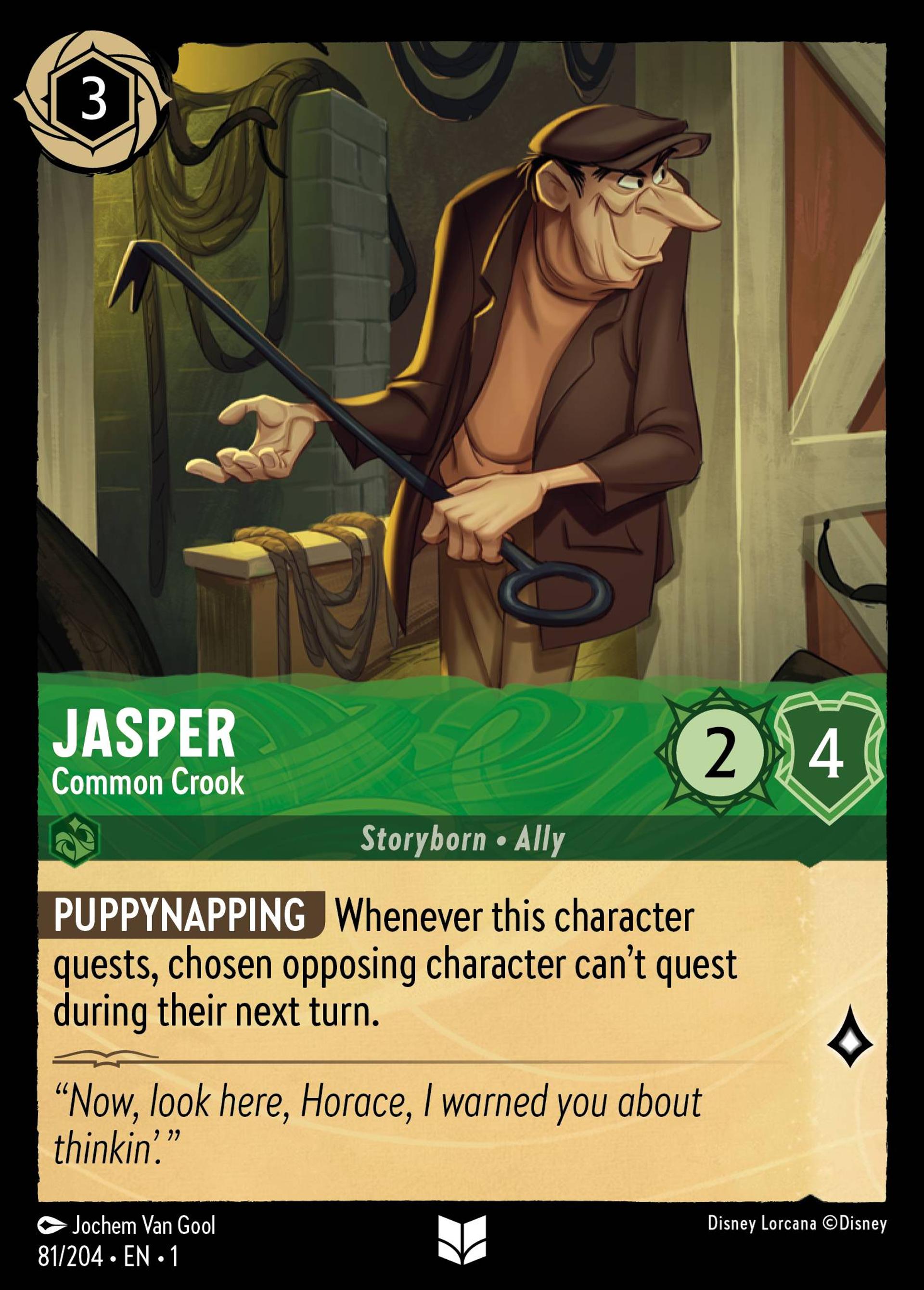 Jasper - Common Crook — The First Chapter — Lorcana