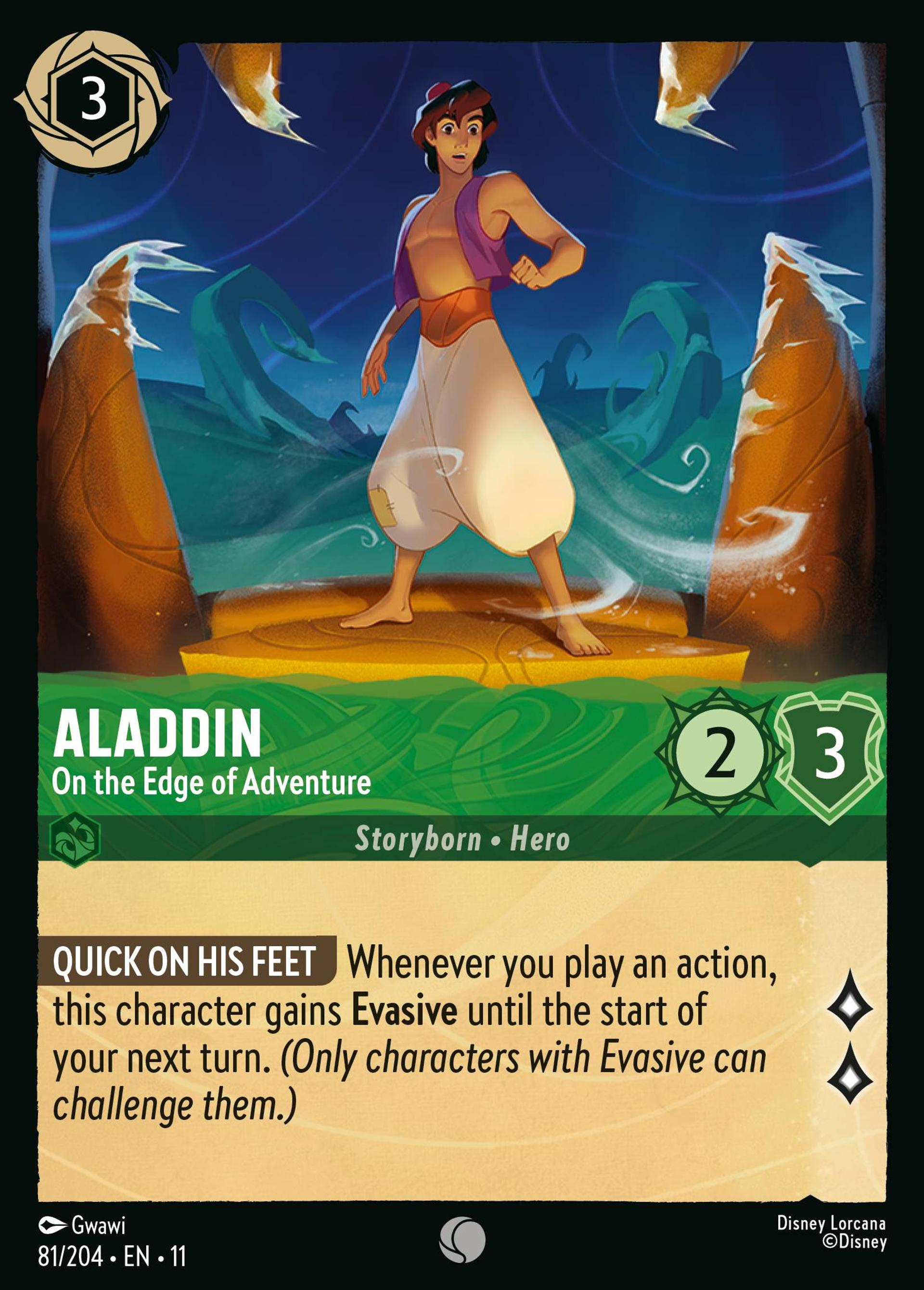 Aladdin - Au seuil de l'aventure — Winterspell — Lorcana