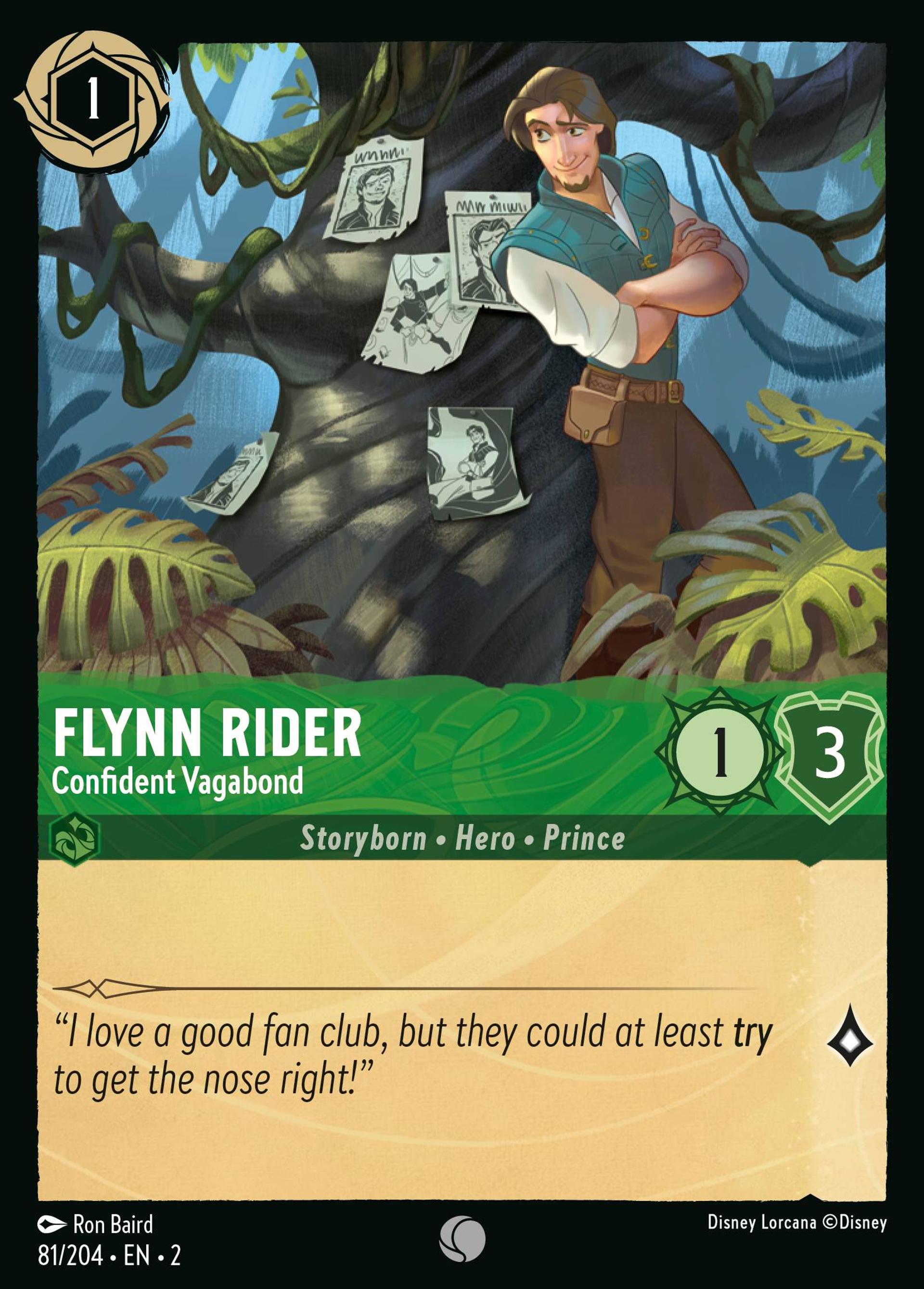 Flynn Rider - Vagabond sûr de lui — Rise of the Floodborn — Lorcana