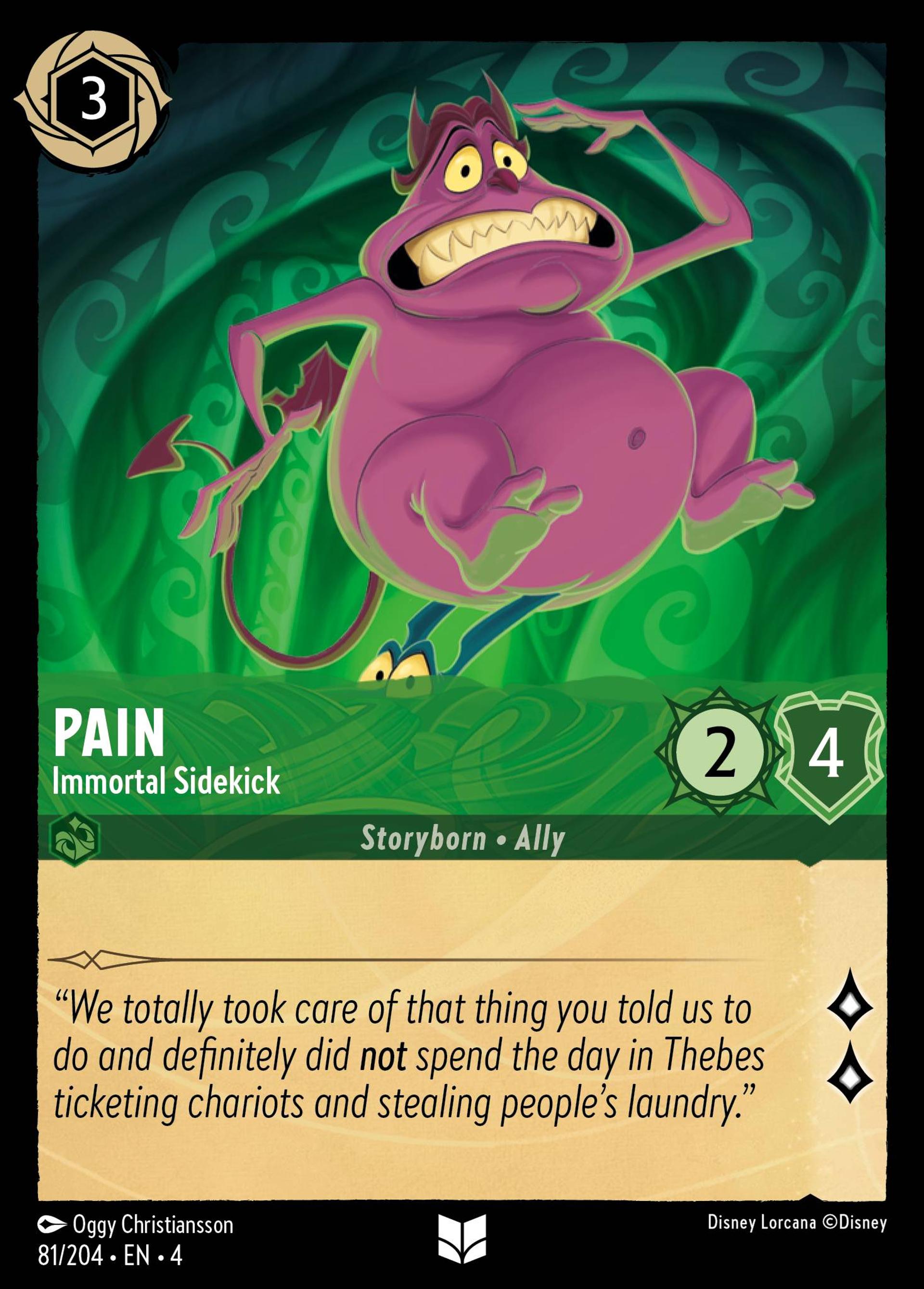 Pain - Immortal Sidekick — Ursula's Return — Lorcana