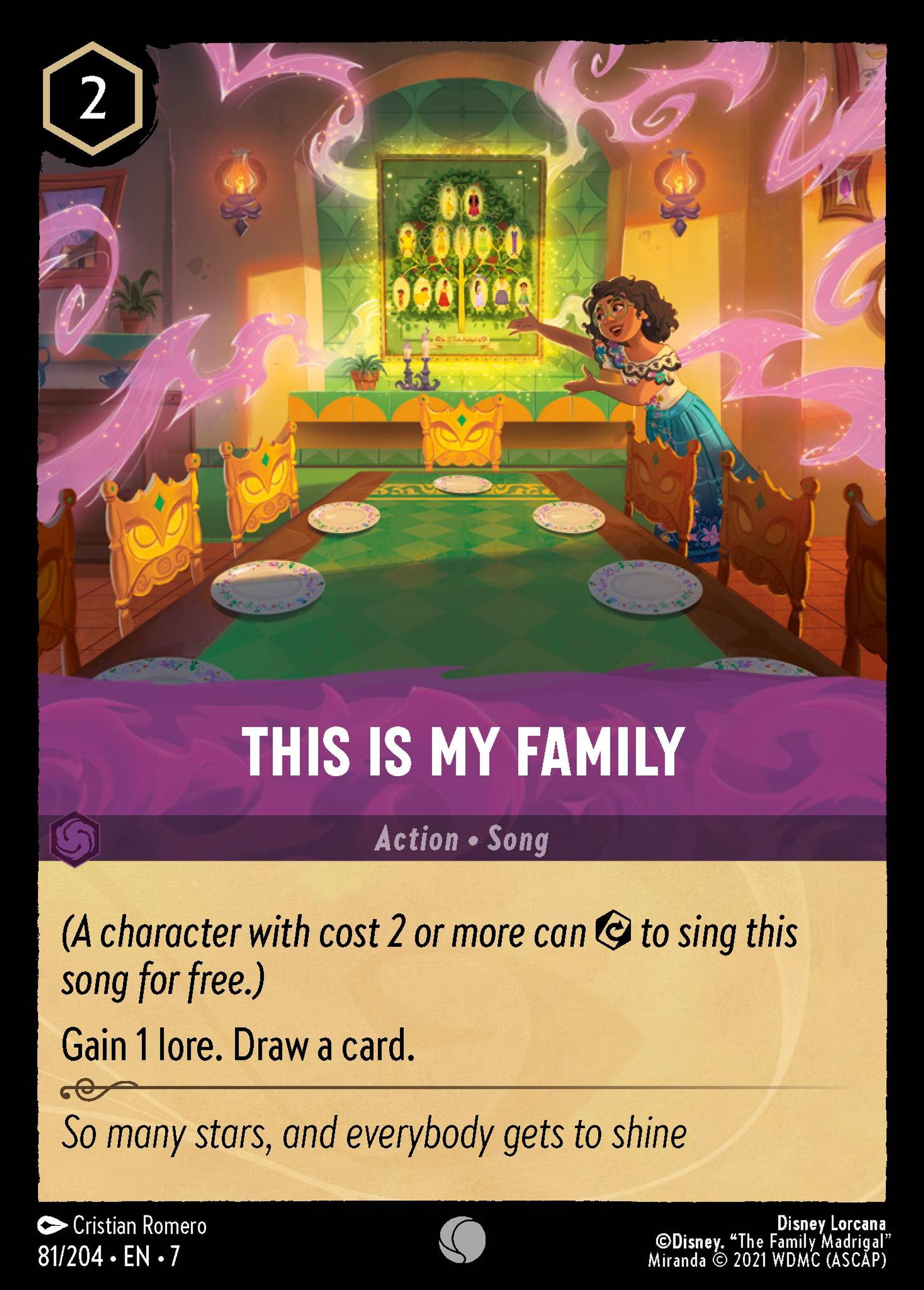 C'est ma famille — Archazia's Island — Lorcana
